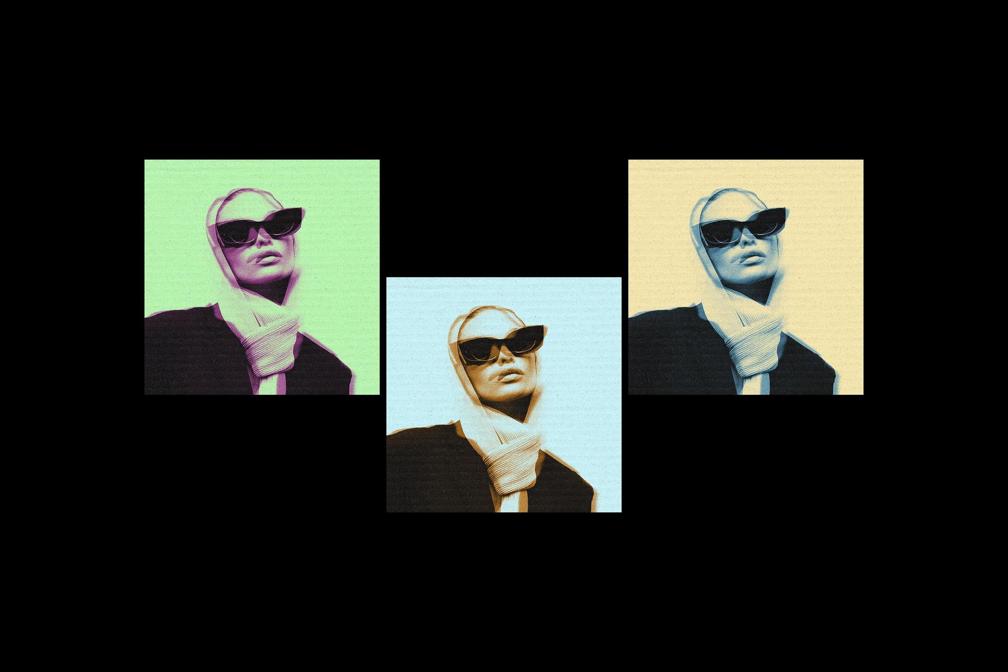 Acid Distortion Photo Effect