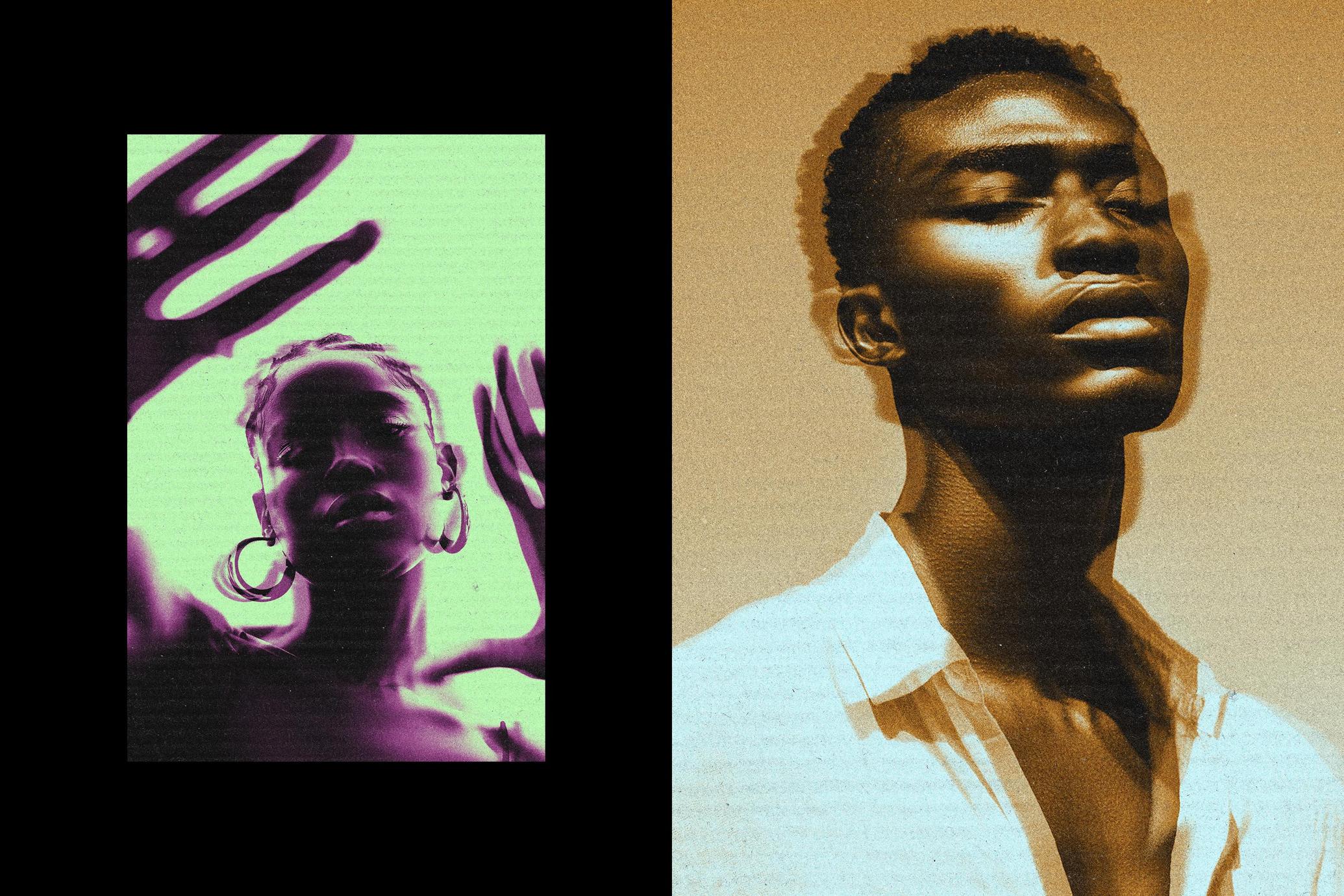 Acid Distortion Photo Effect