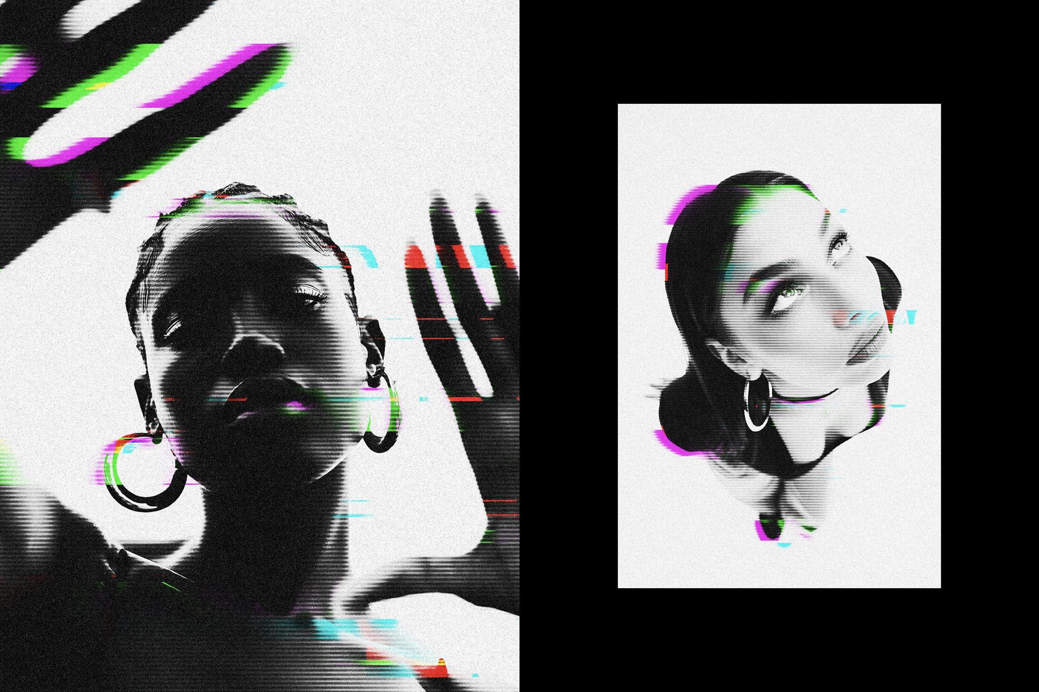 Glitch Photo Effect