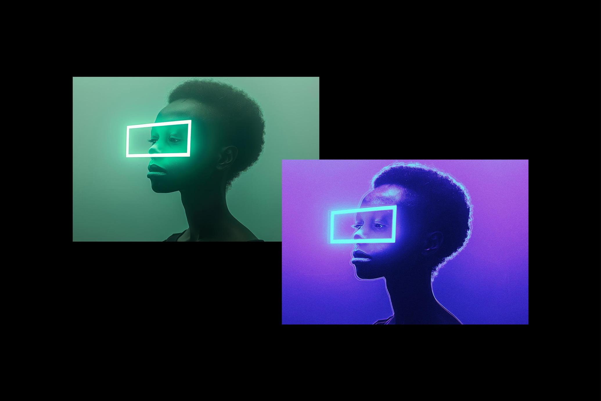 Bright Cyberpunk Photo Effect