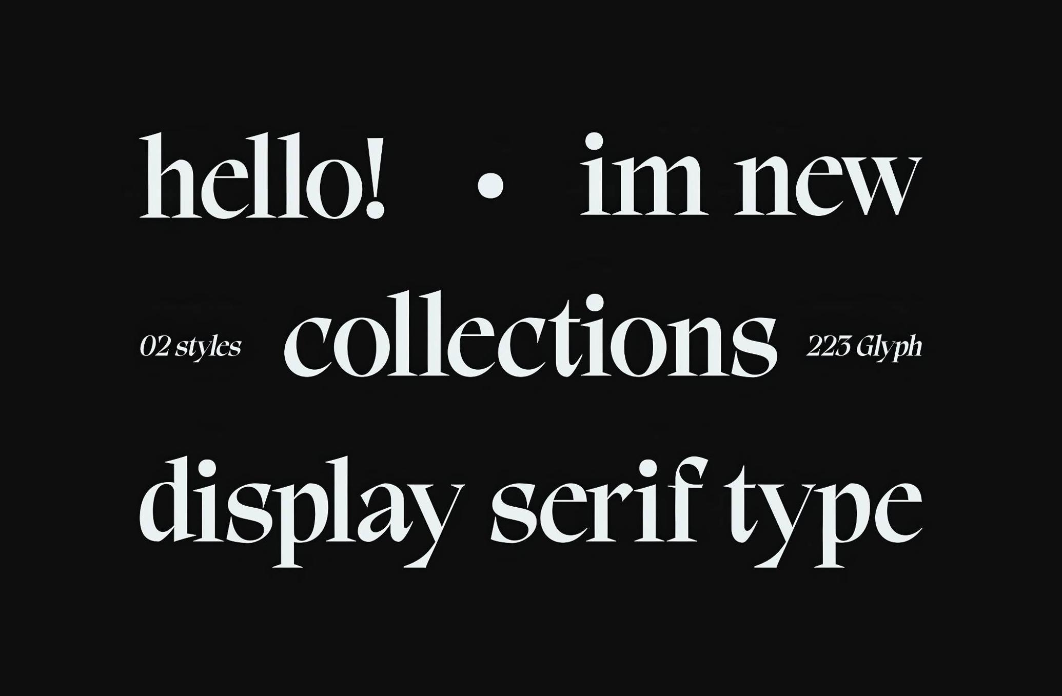 Calegar Display Serif Font