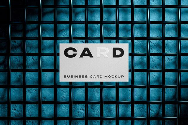 Industrial Business Card Mockup