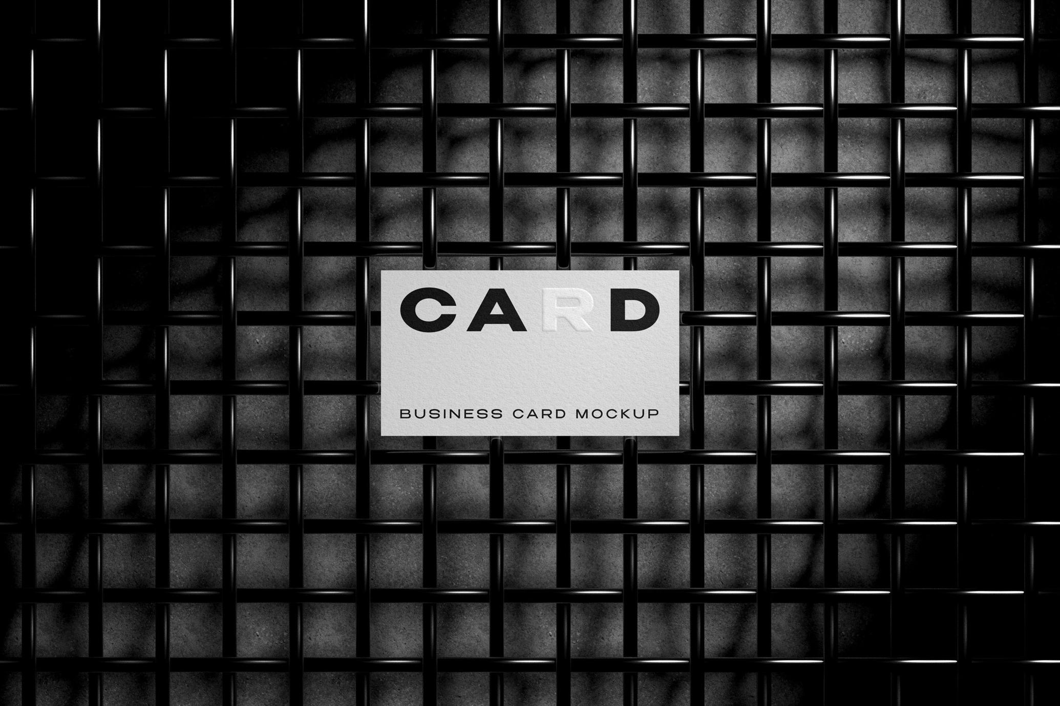 Industrial Business Card Mockup