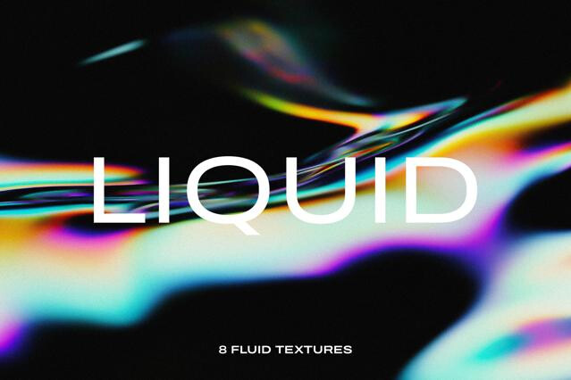 Rainbow Liquid Textures