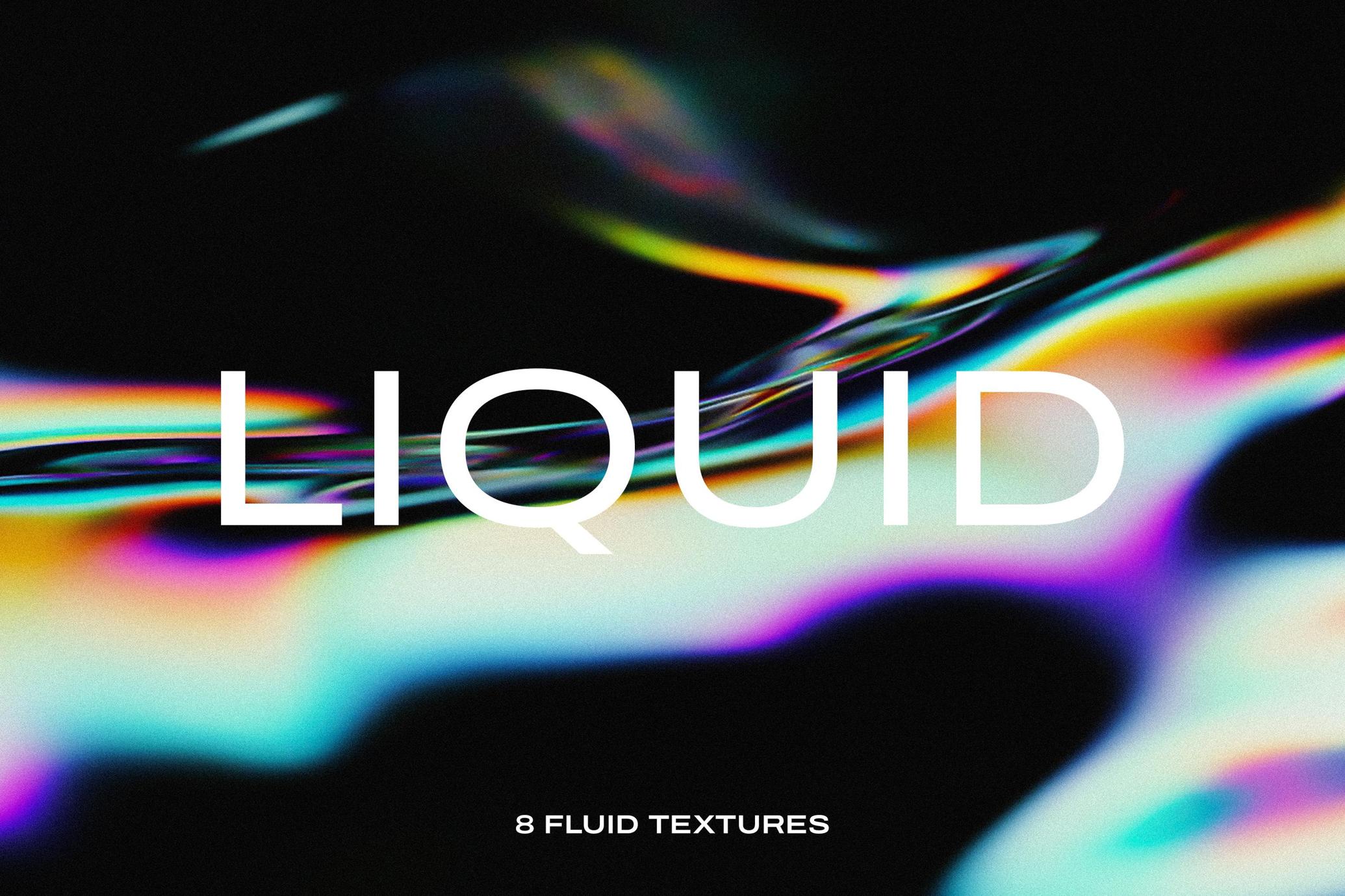 Rainbow Liquid Textures
