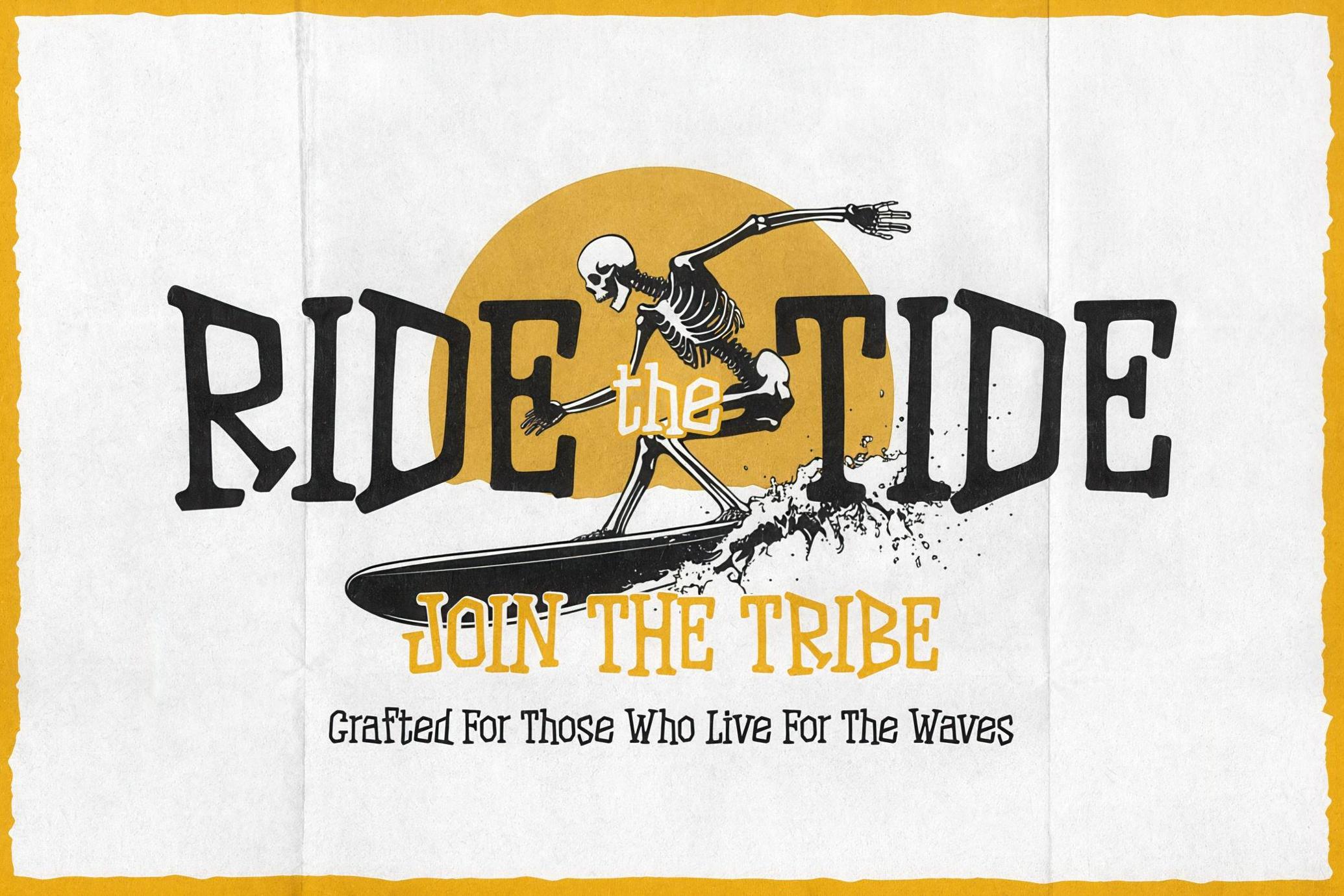 Drift Waves — Surfing Safari Font
