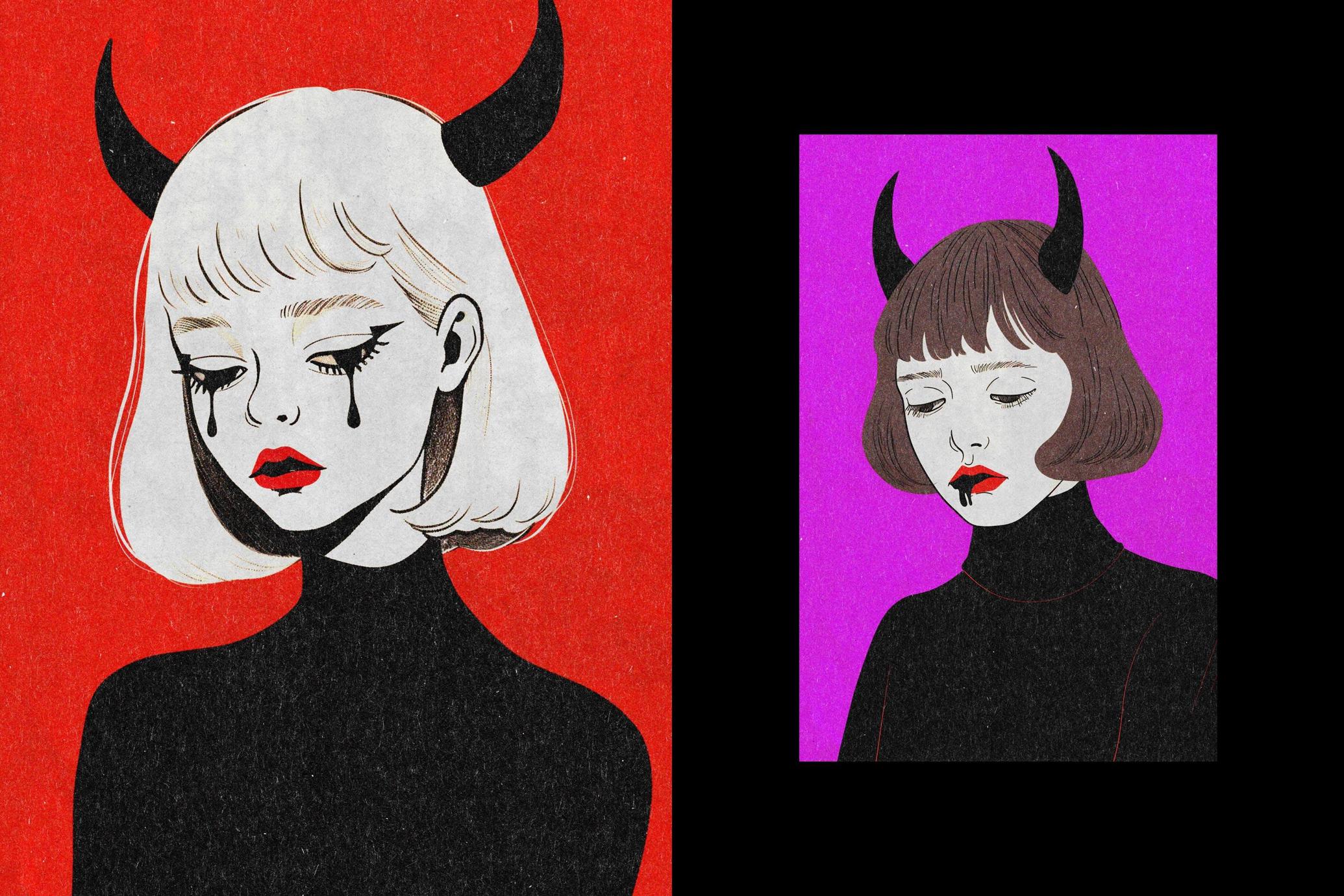 Retro Kraft Print Effect