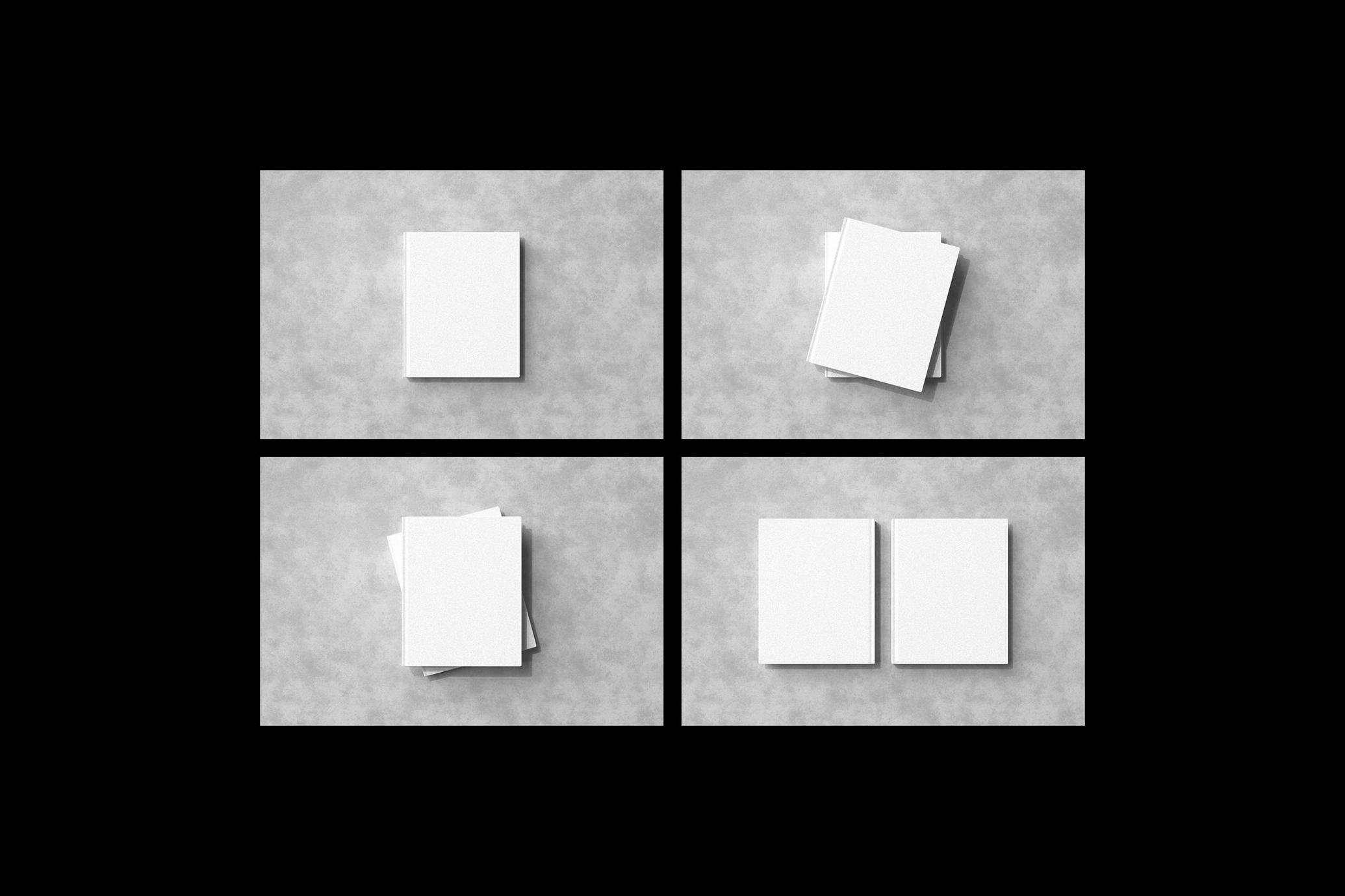Minimalist Hardcover Book Mockups