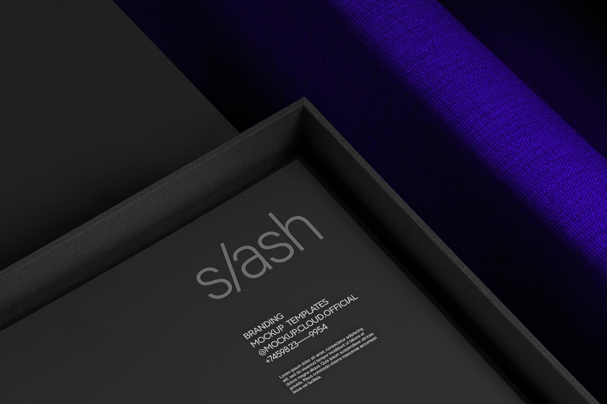 Letterhead in Bender Box Mockup