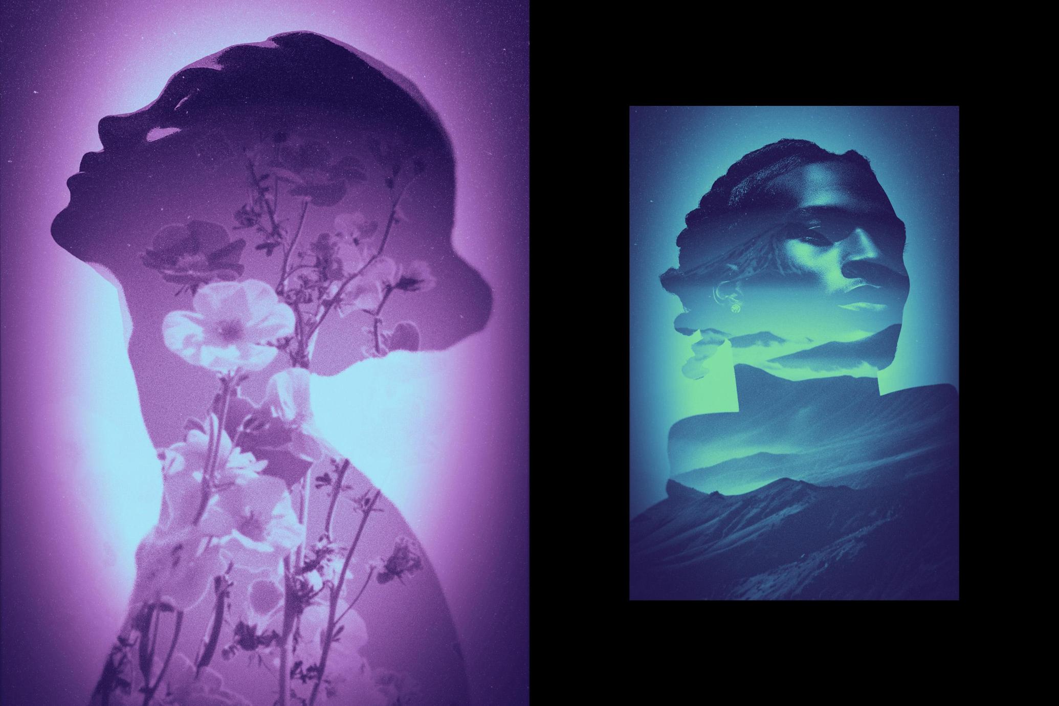 Duotone Double Exposure Effect