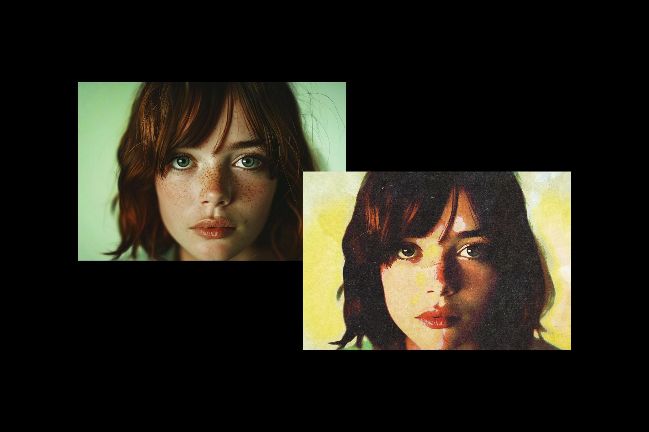 Watercolor Paint Photo Effect