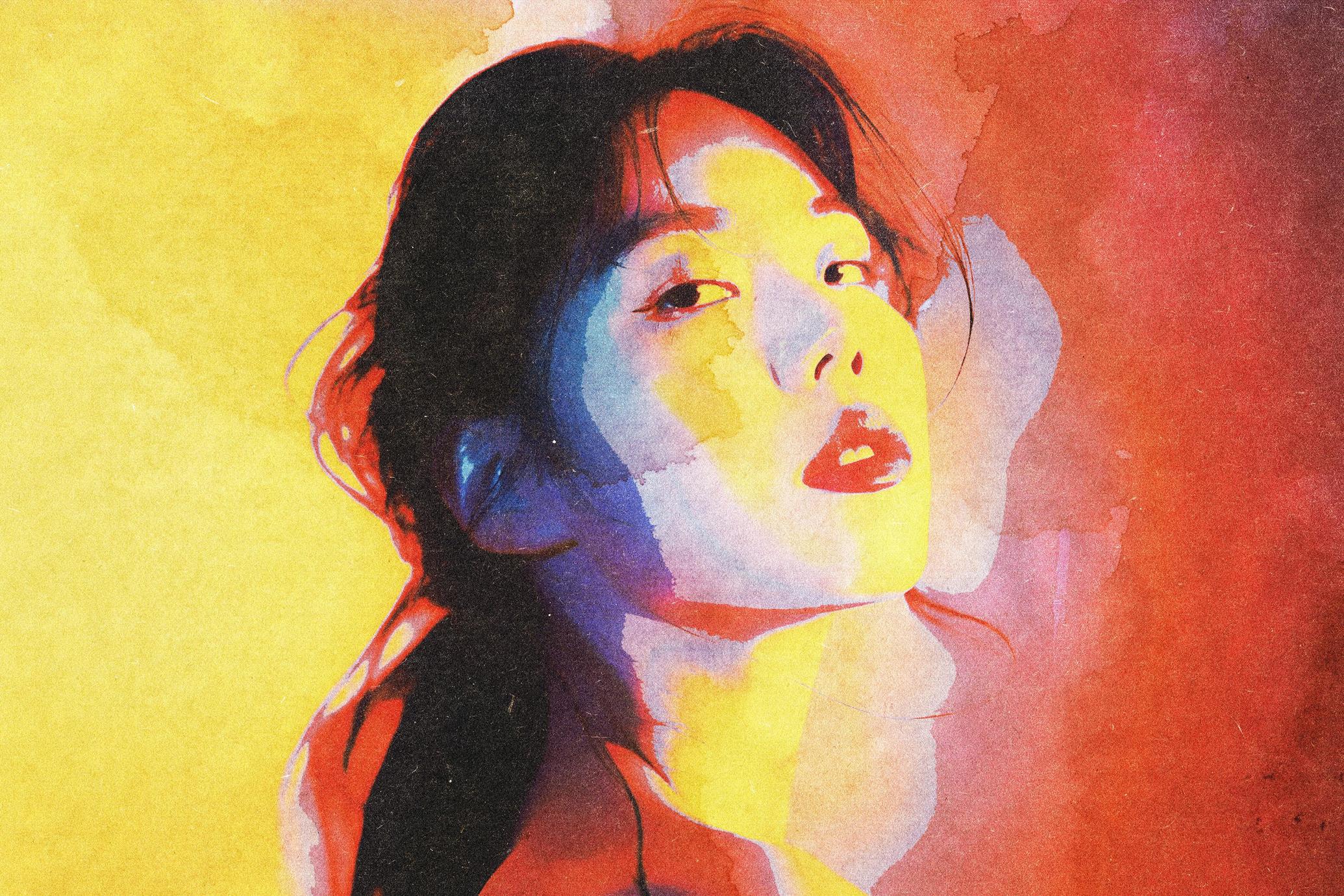 Watercolor Paint Photo Effect