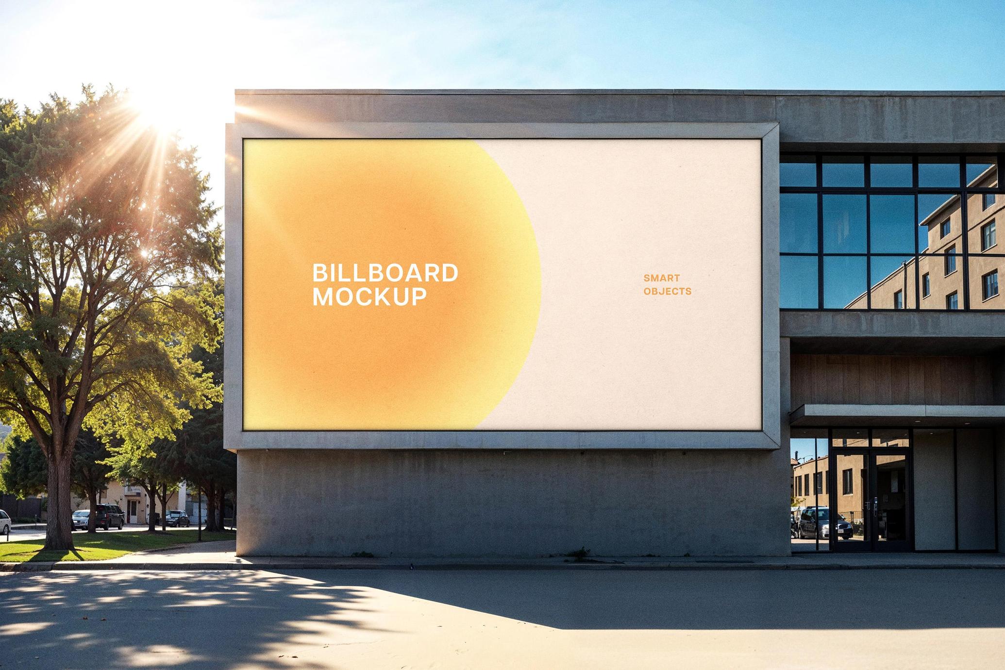 Sunny Billboard Mockup