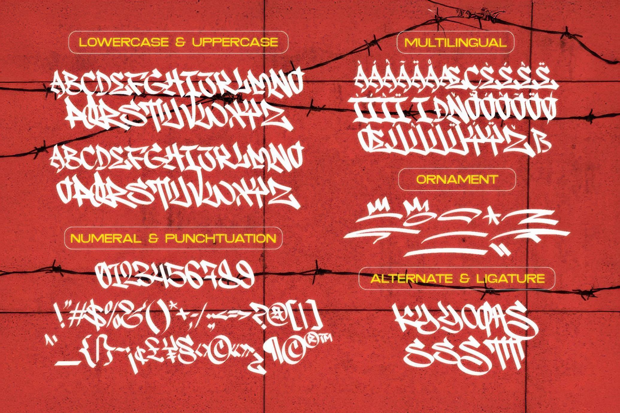 Overals — Street Tags Graffiti Font