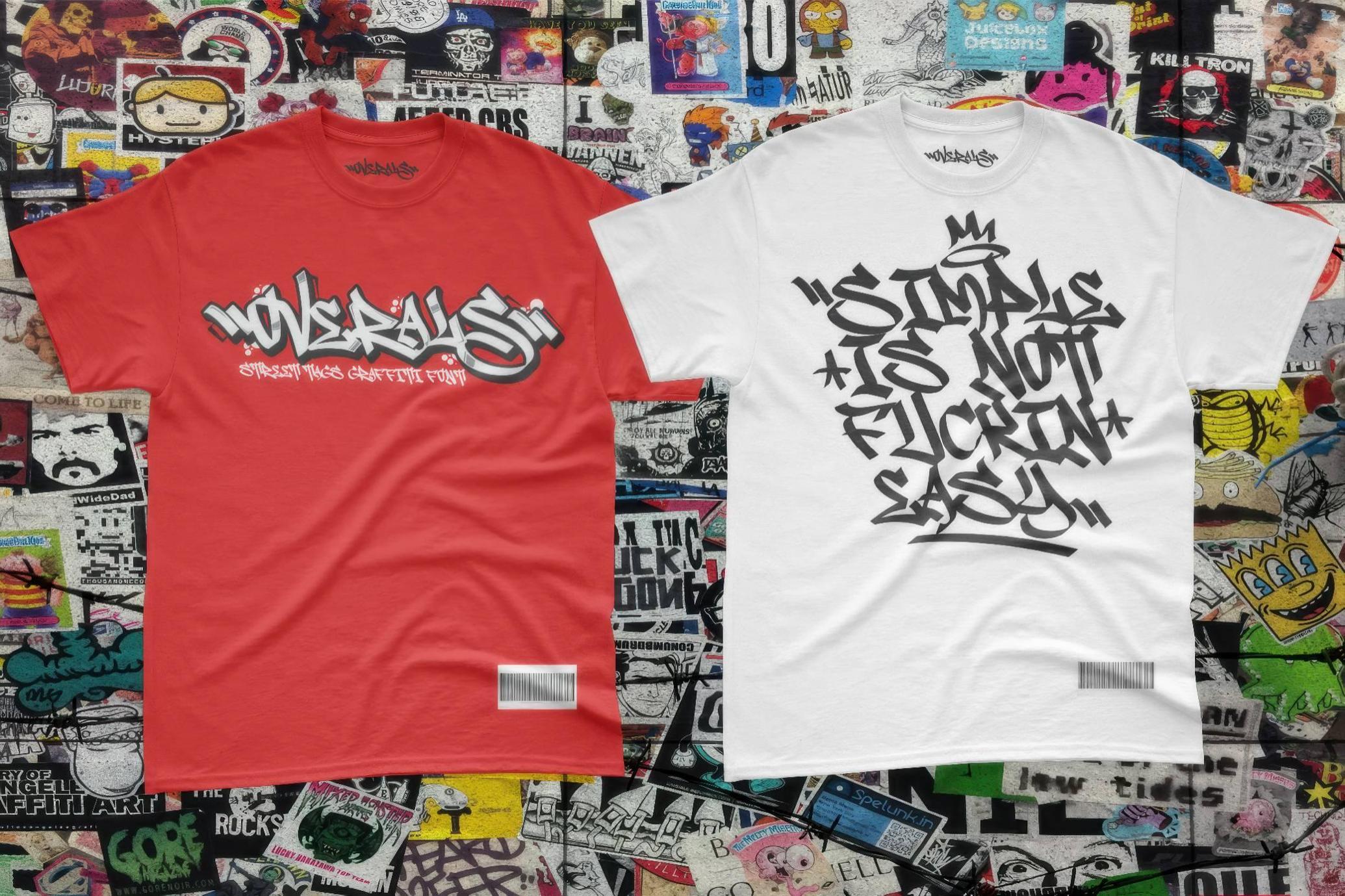 Overals — Street Tags Graffiti Font