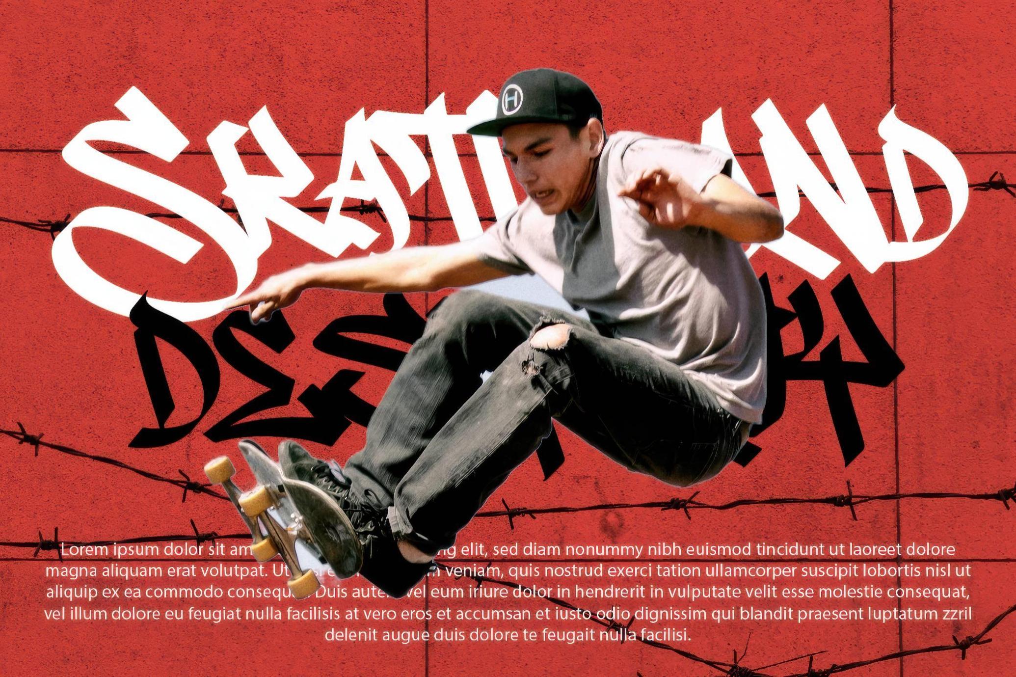 Overals — Street Tags Graffiti Font