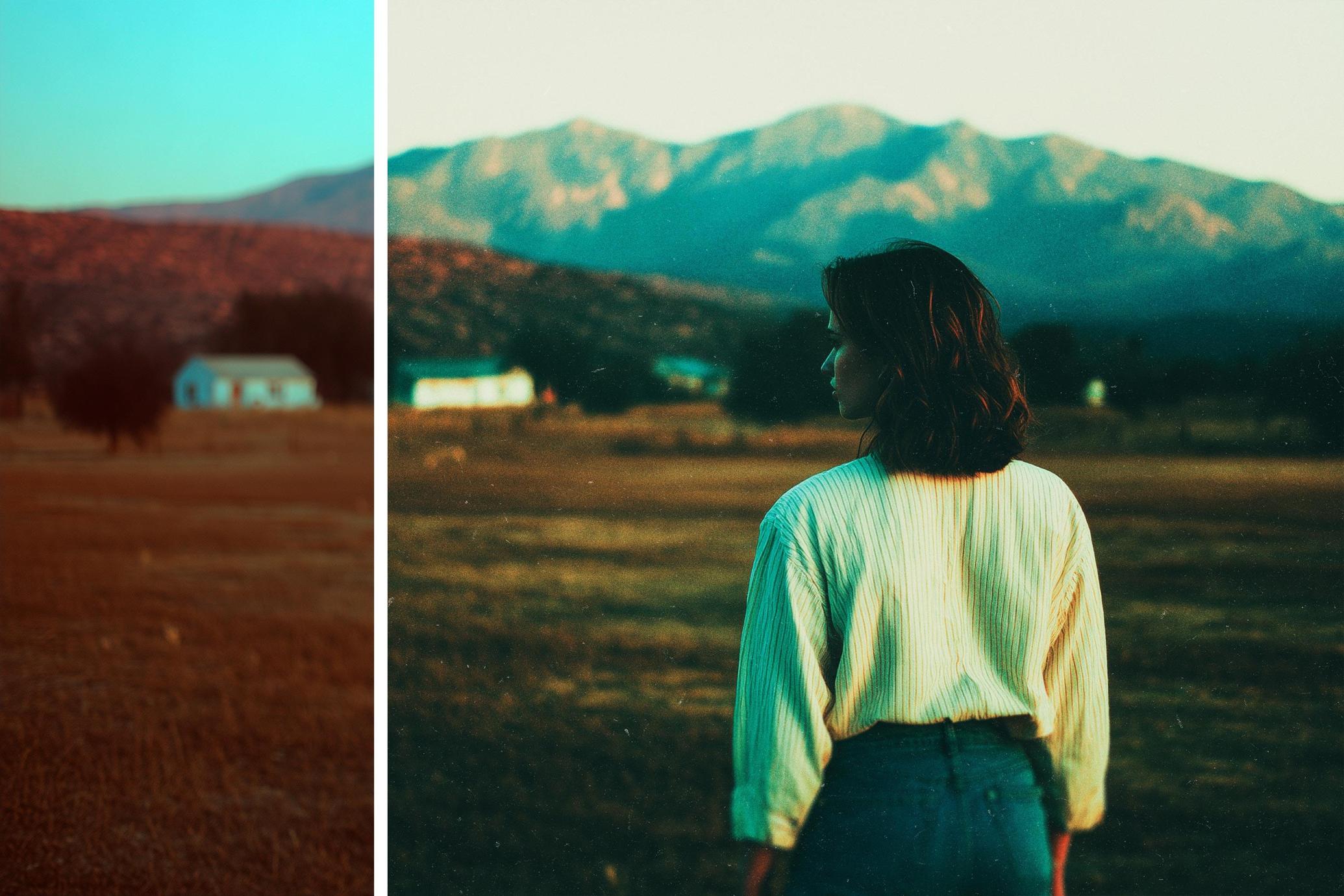 Faded Movie Photo Template