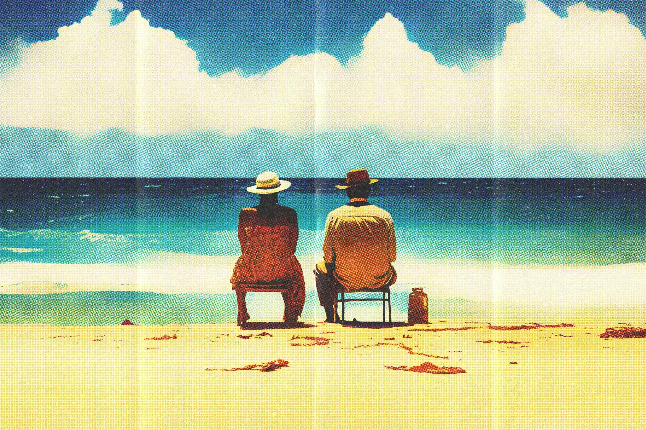 Old Postcard Photo Effect