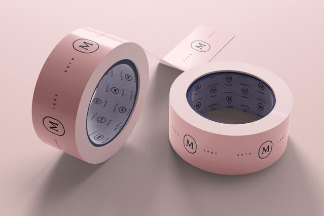 Tape Rolls Mockup