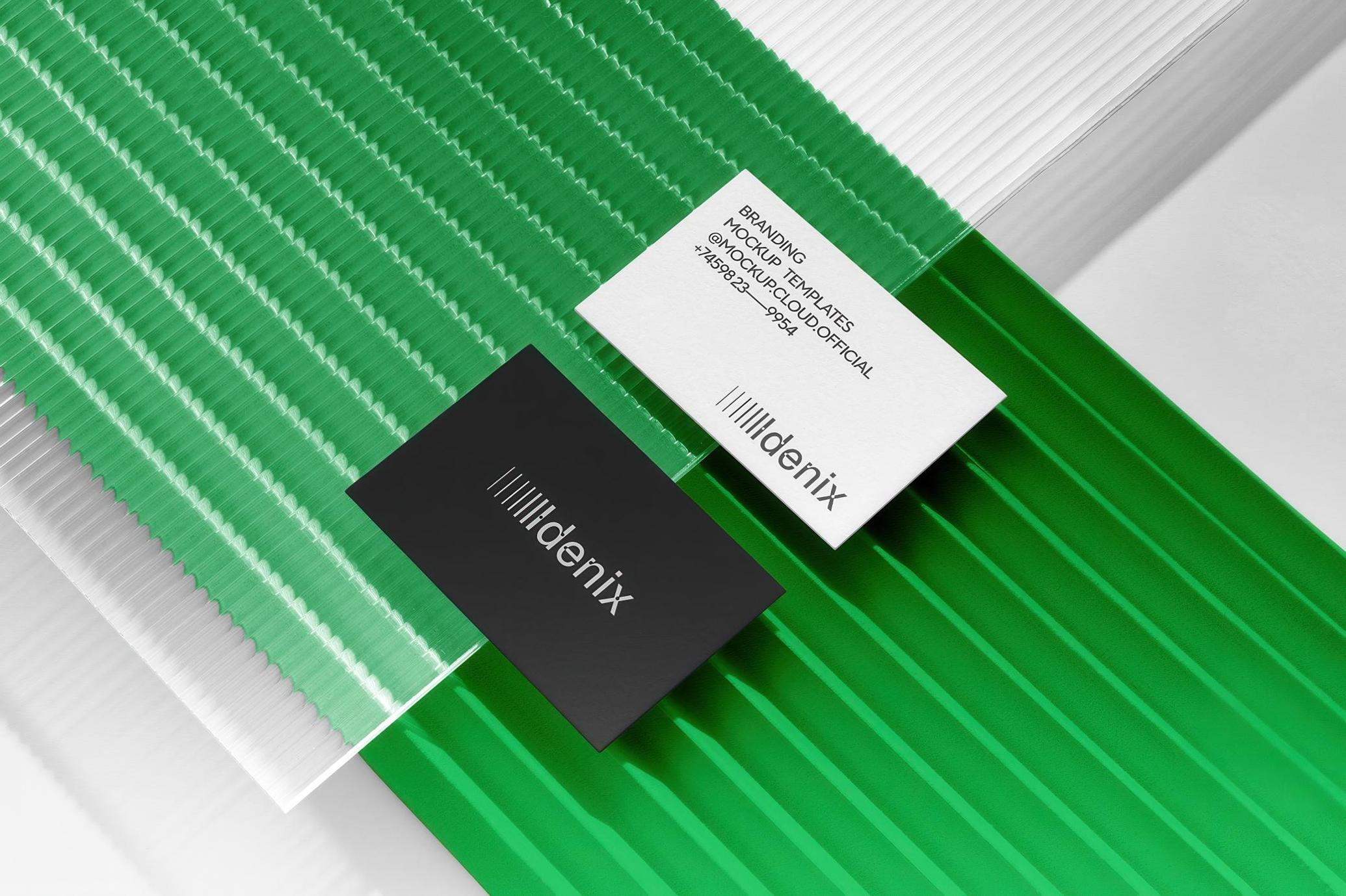 Idenix Business Cards Branding Mockup