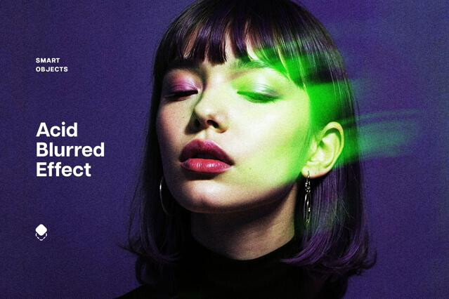 Acid Blur Photo Effect