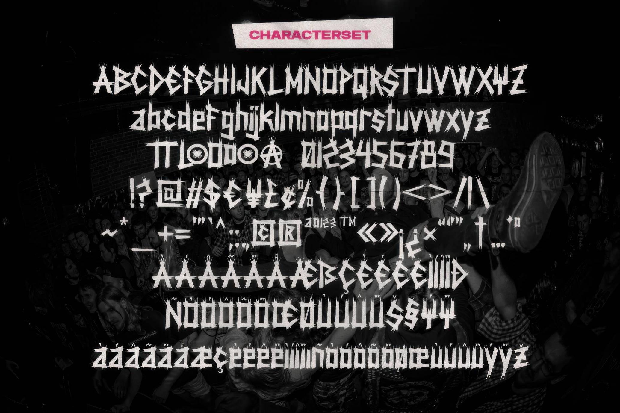 Brainoise — Punk Display Font