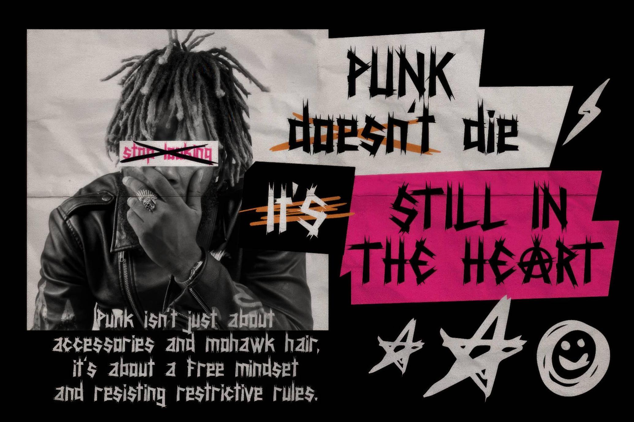 Brainoise — Punk Display Font