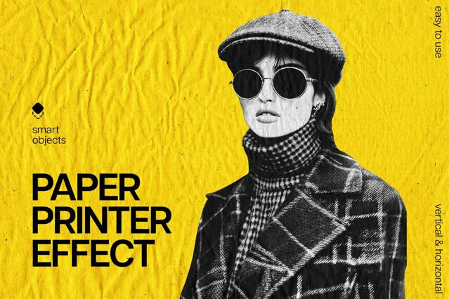 Paper Printer Photo Effect