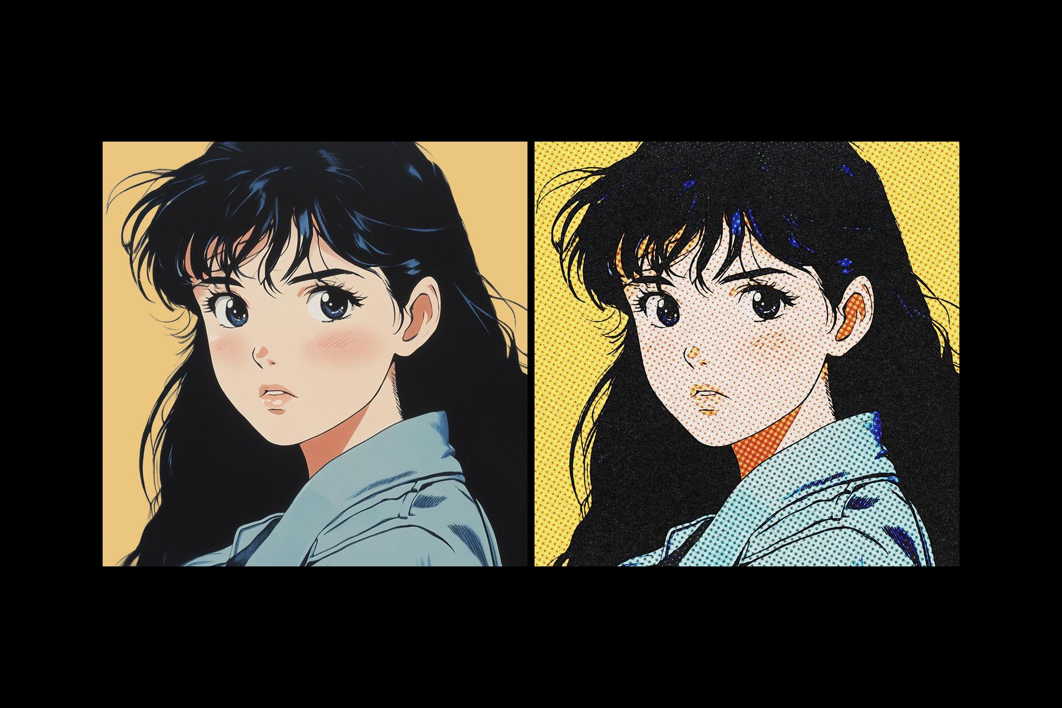 Dots Comic Print Effect