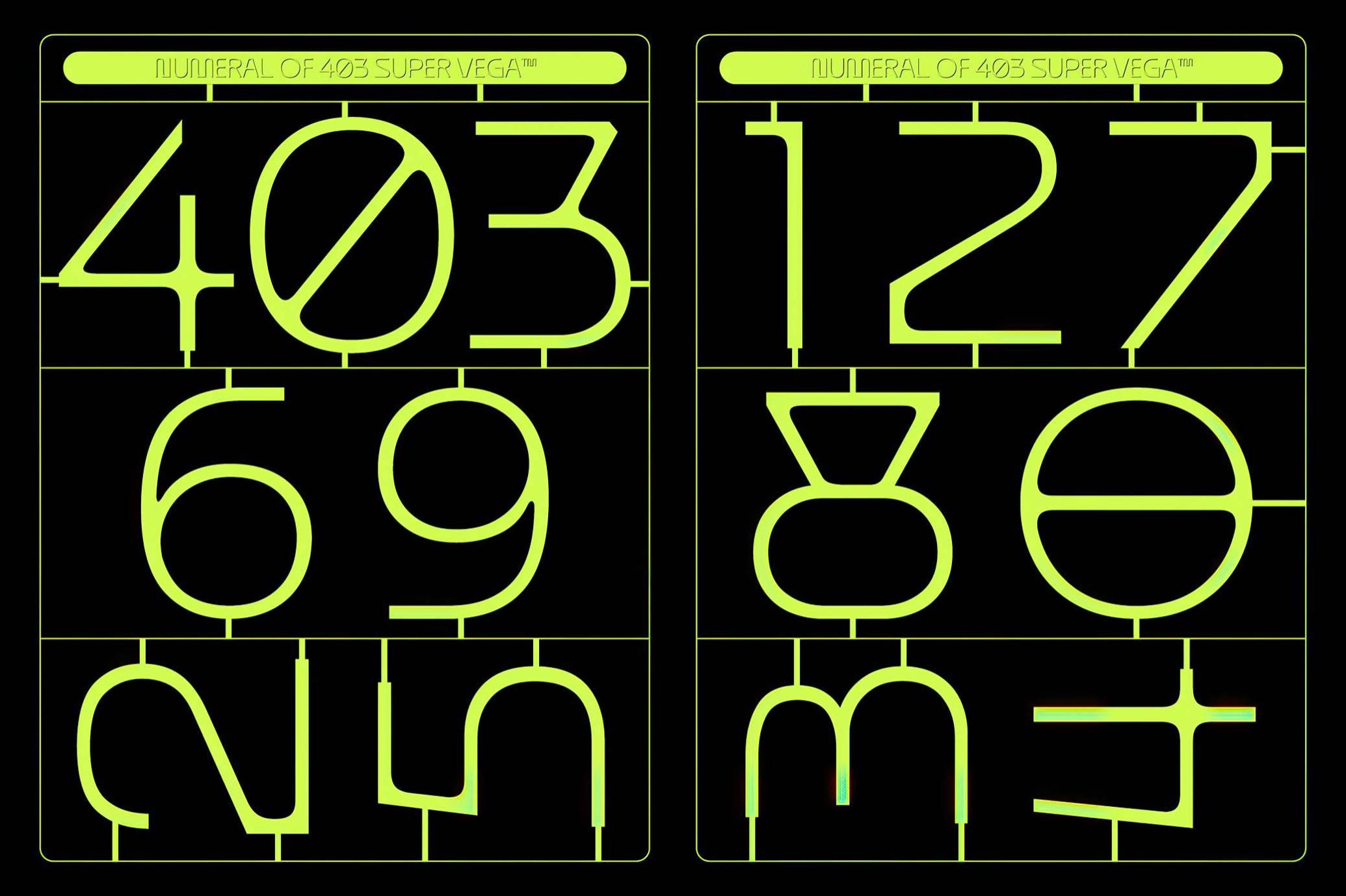 403 Super Vega Sans Serif
