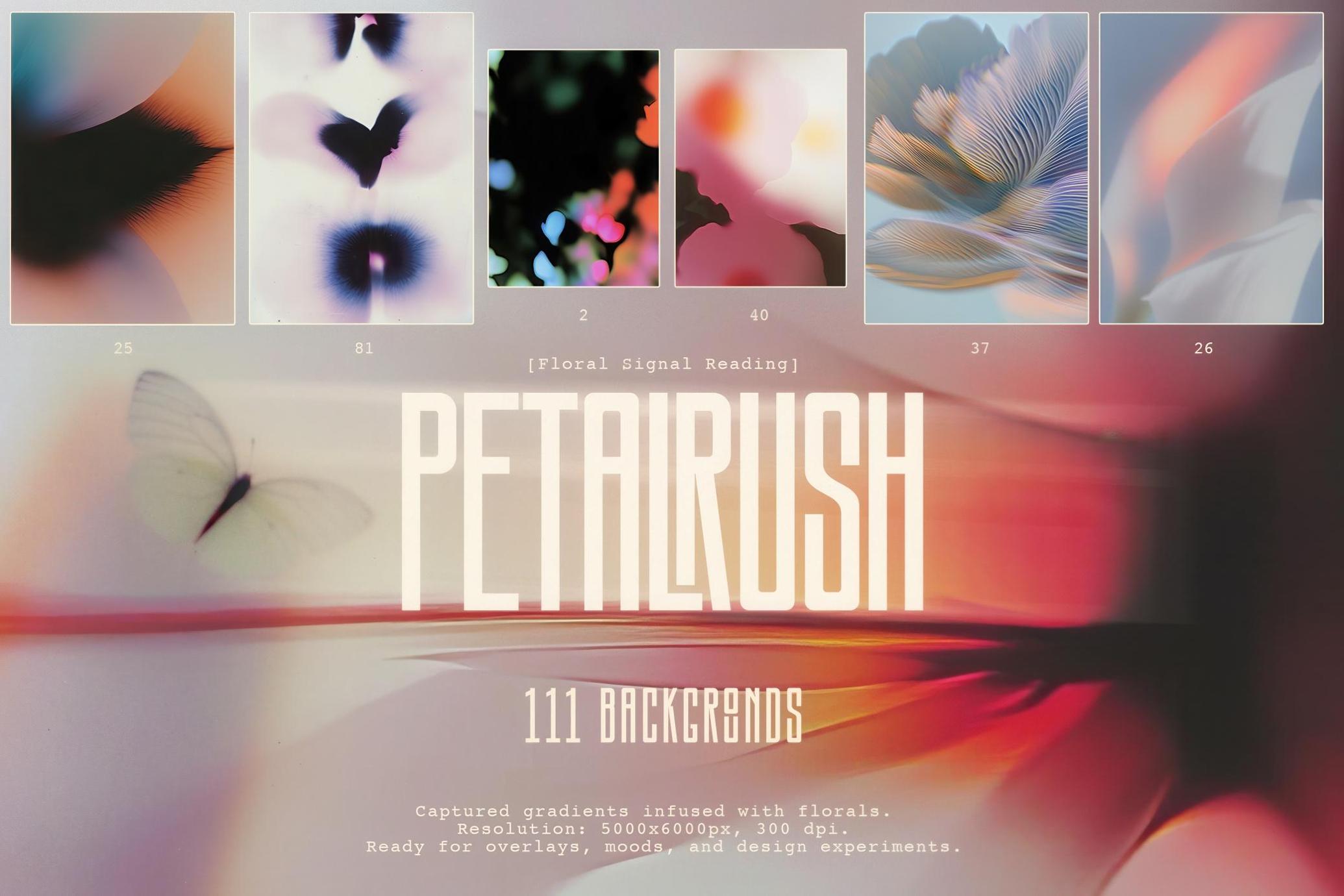 PETALRUSH: Floral Backgrounds