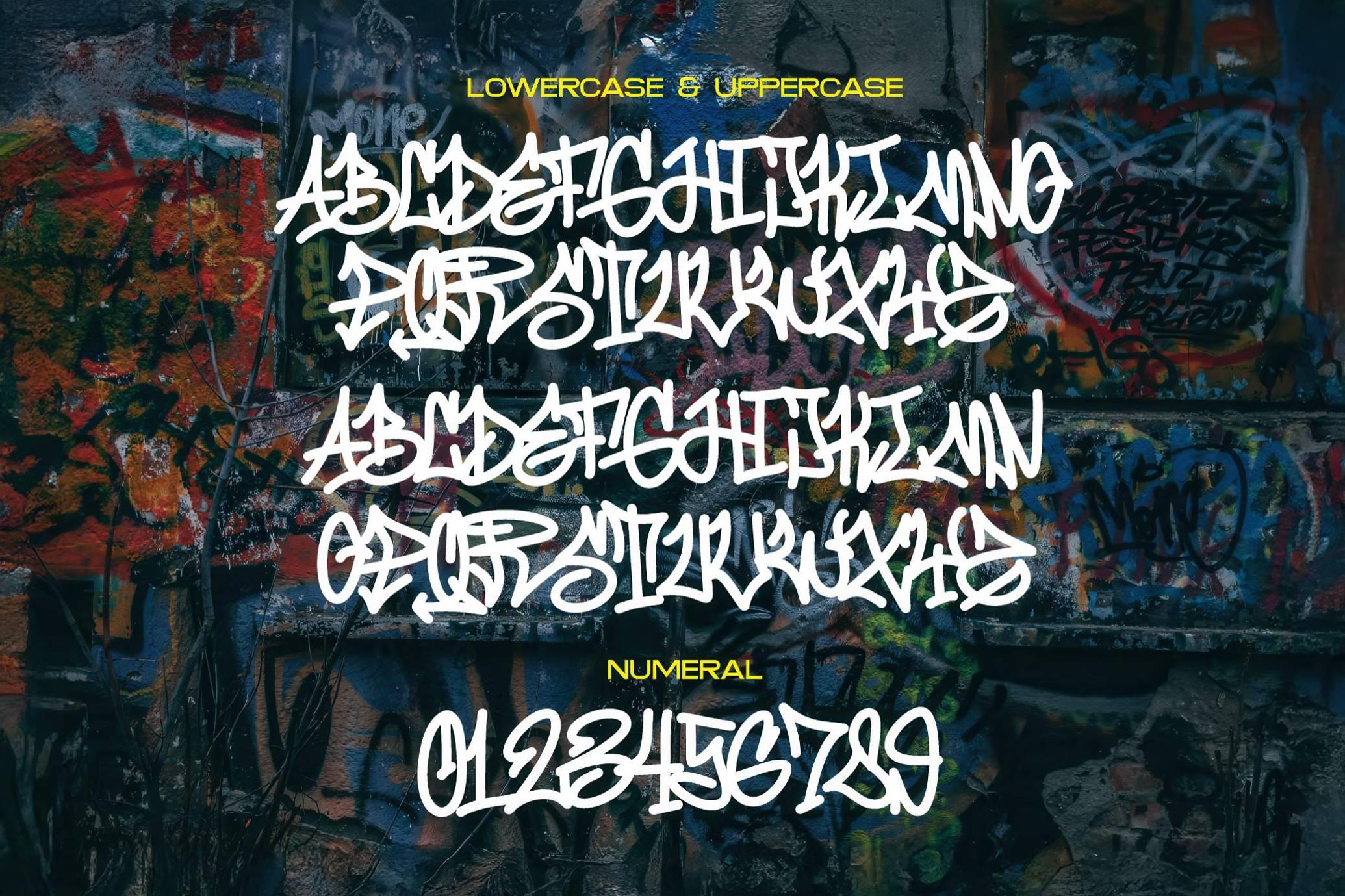 Step Better — Urban Graffiti Tags Font