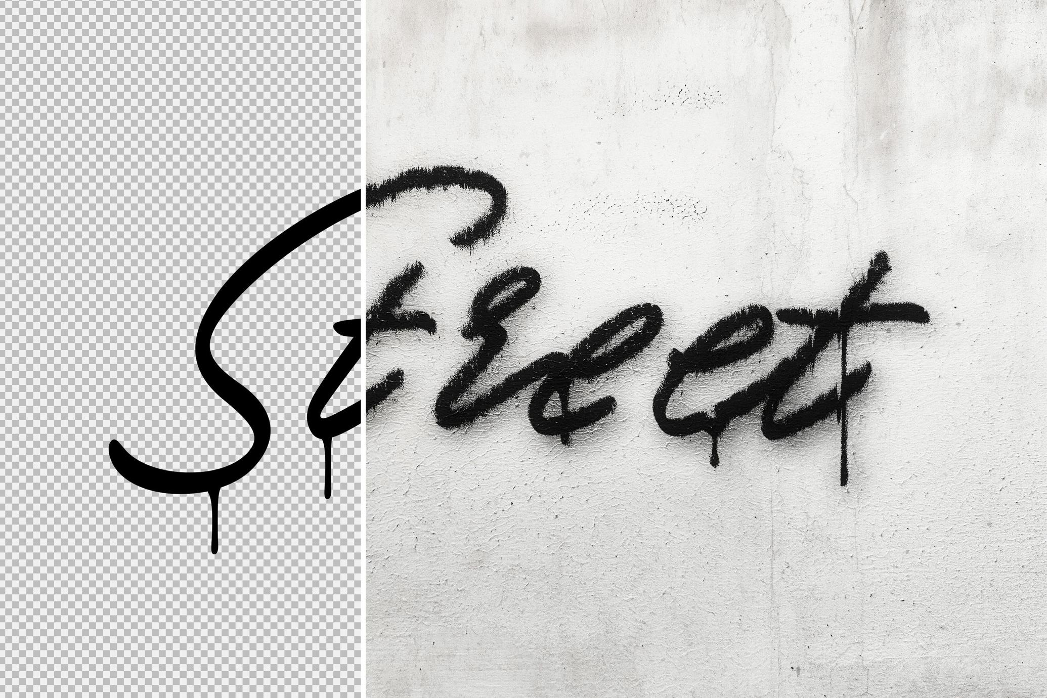 Graffiti Text & Logo Effect
