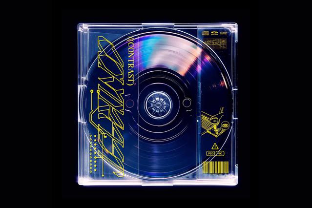 Futuristic Disk Case Mockup