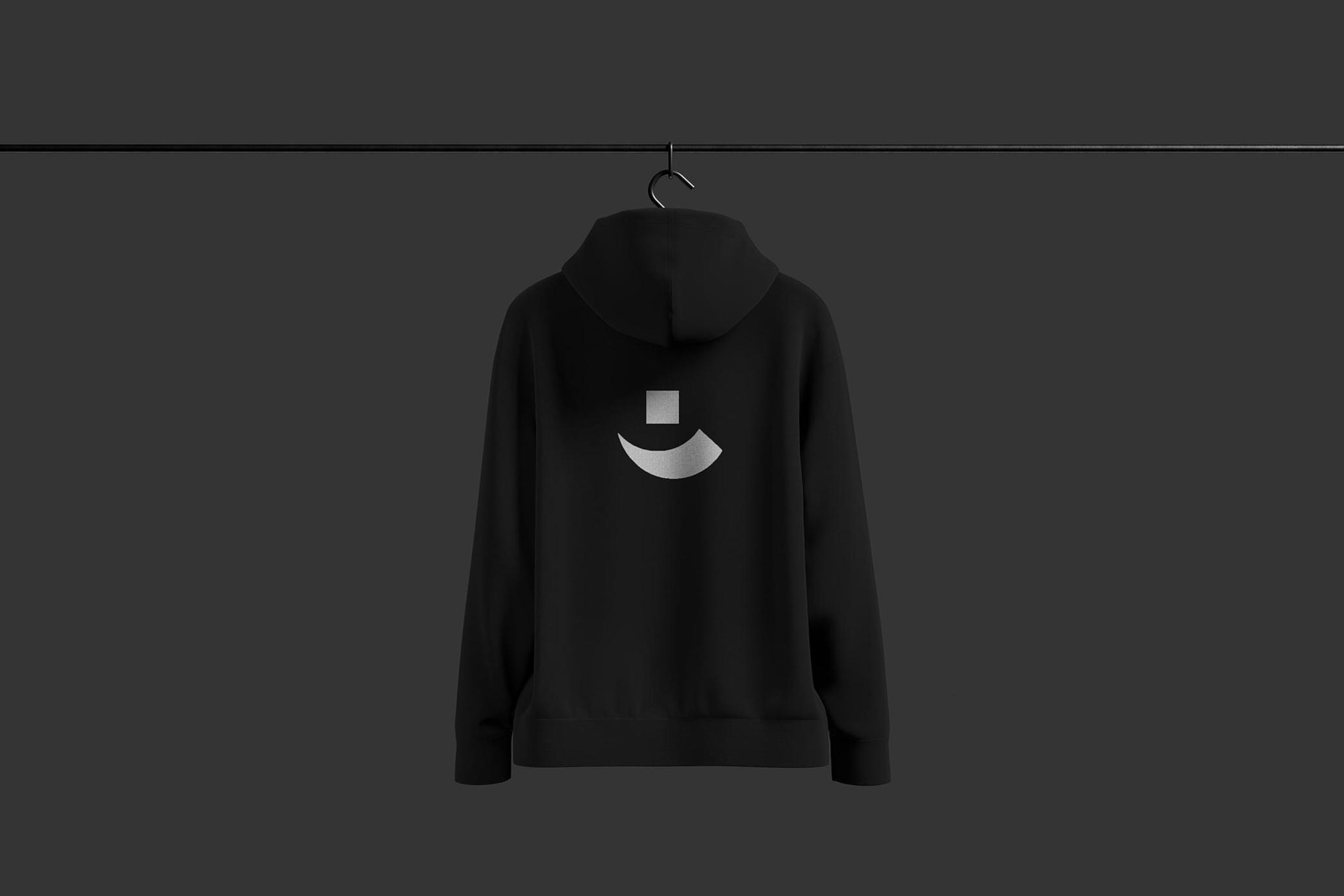 Hoodie Back Mockup