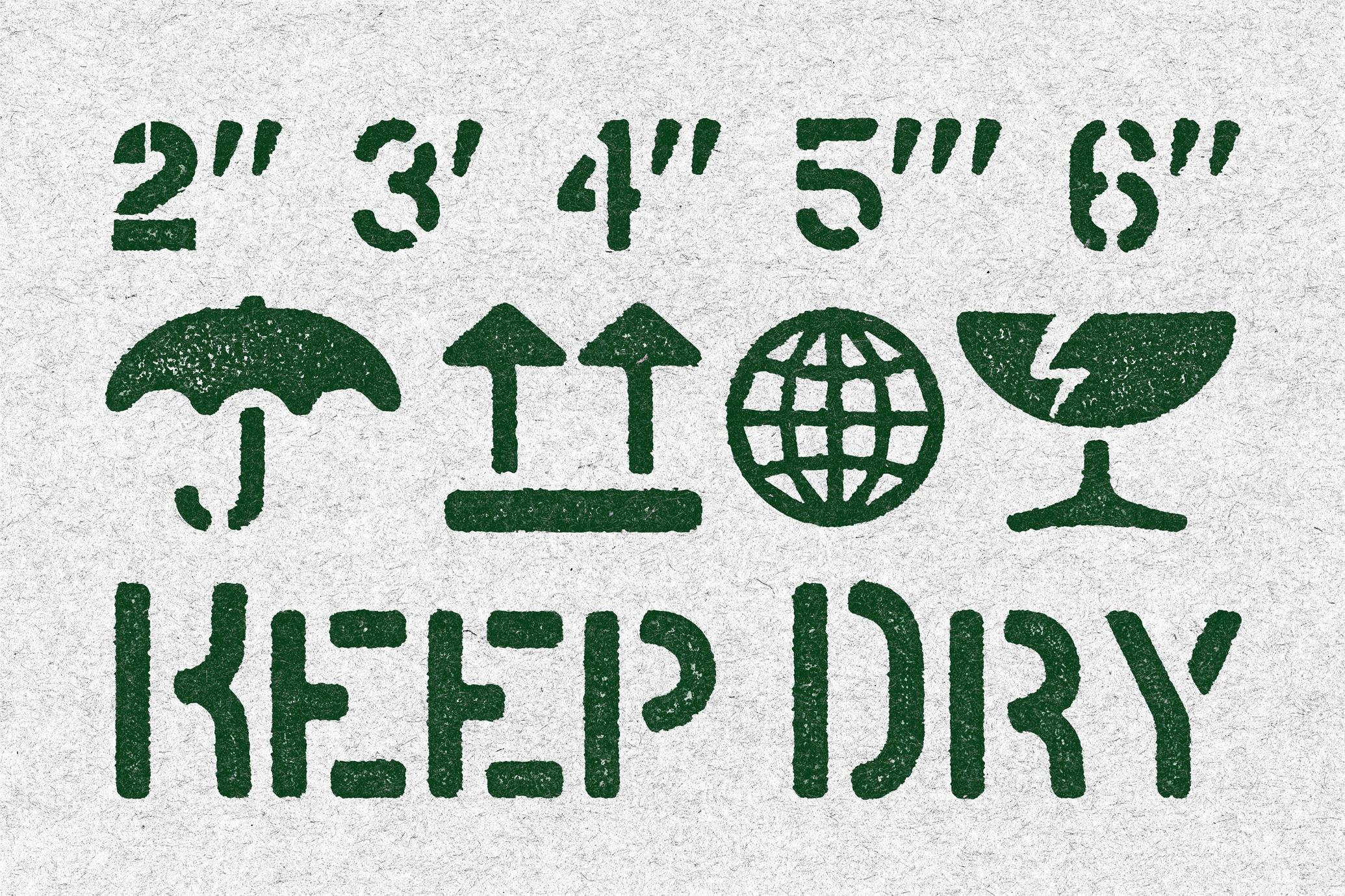 Grunge Ink Stamp Text & Logo Effect