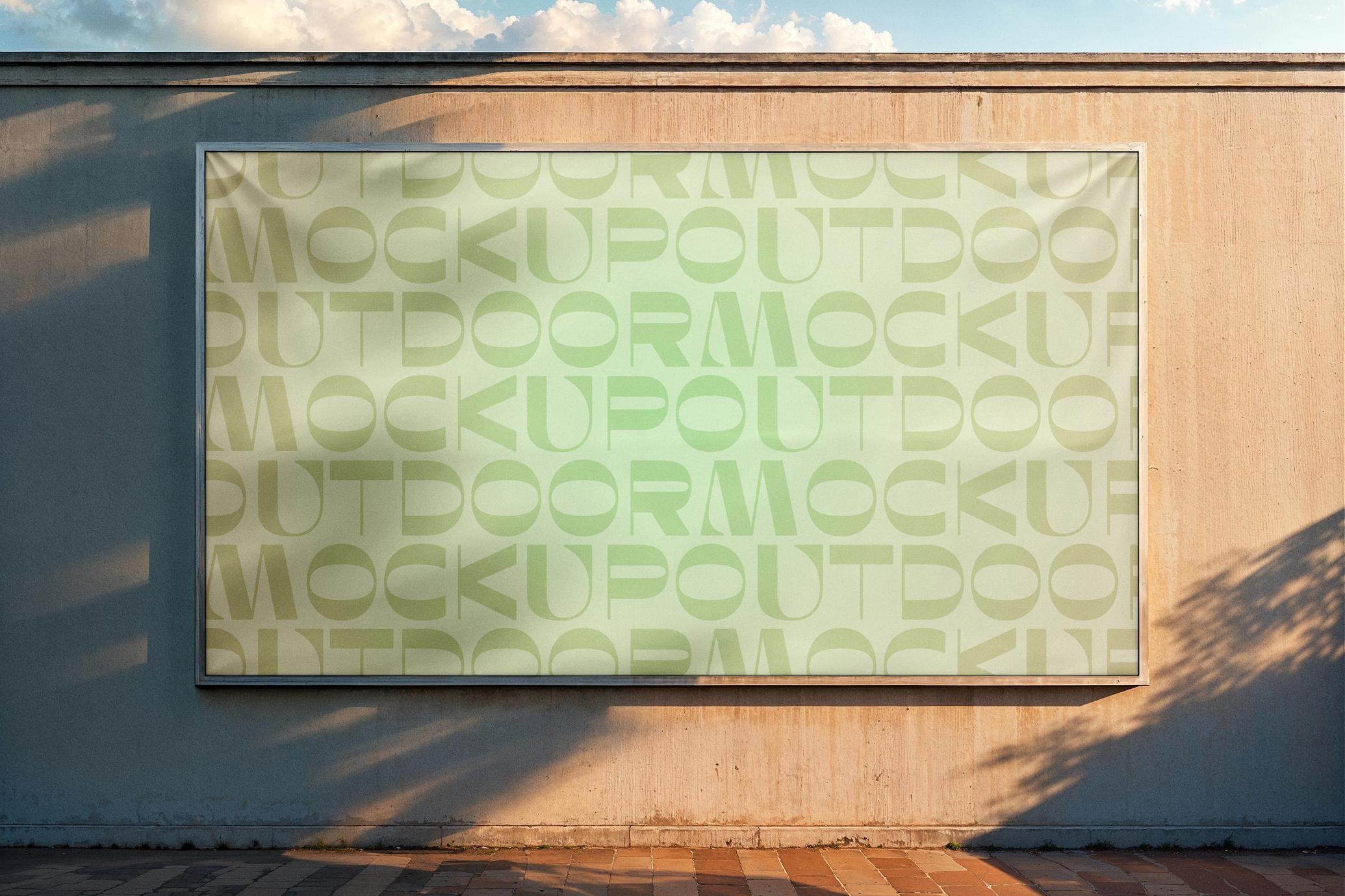 Outdoor Billboard Mockup