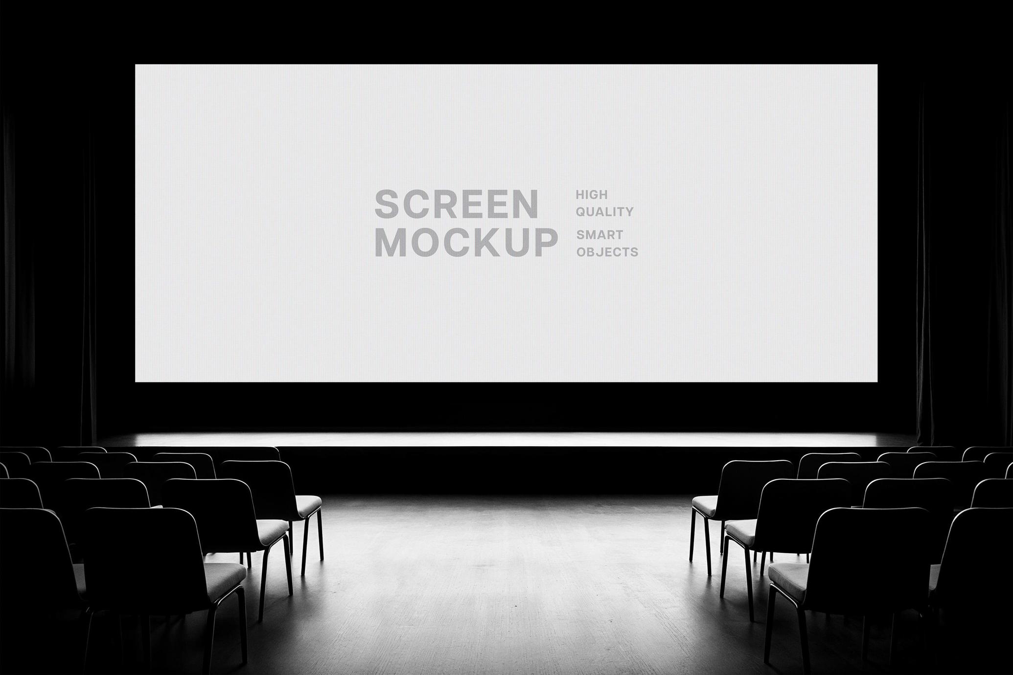 21:9 Stage Screen Mockup