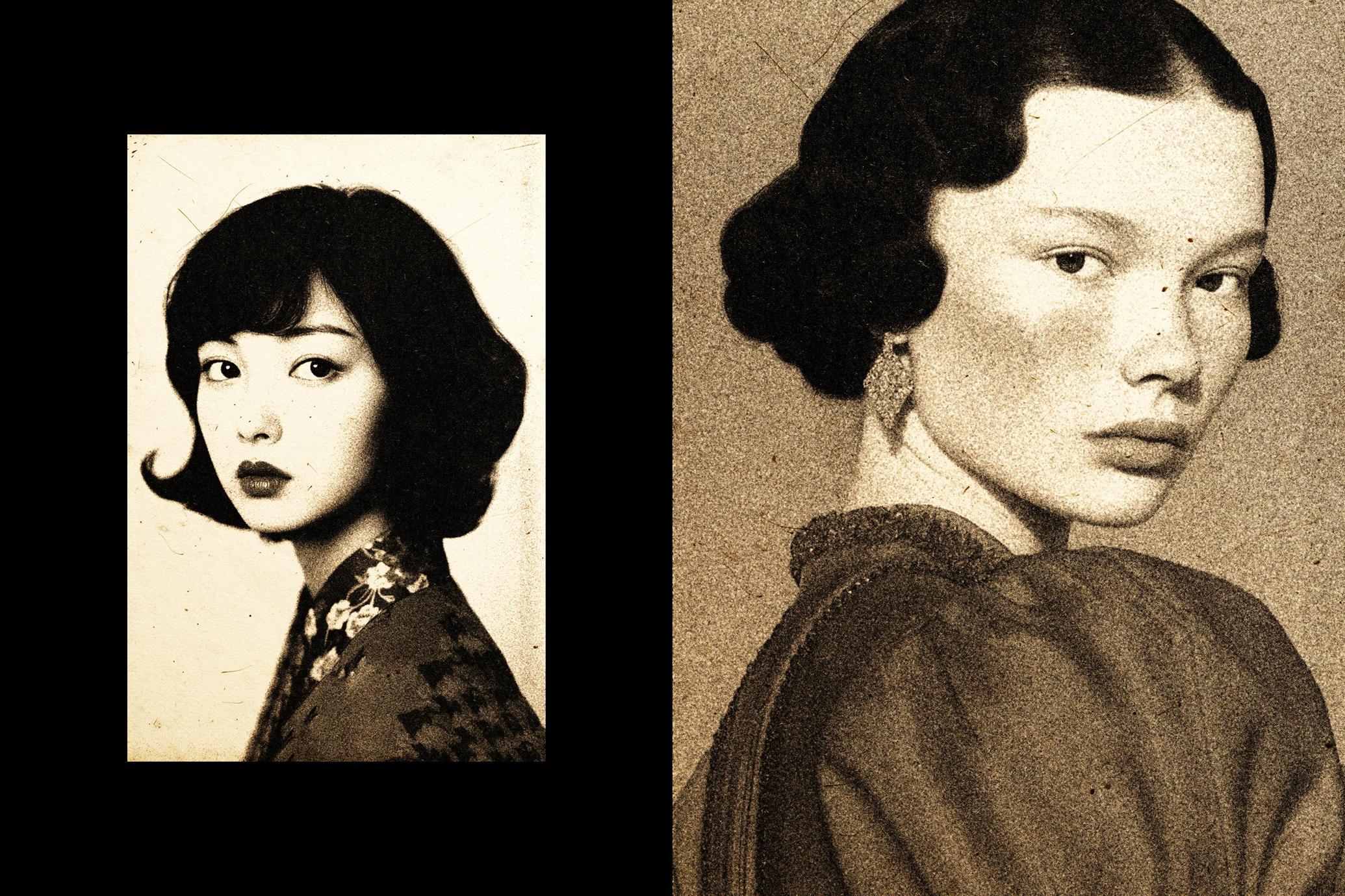 Vintage Risograph Photo Effect