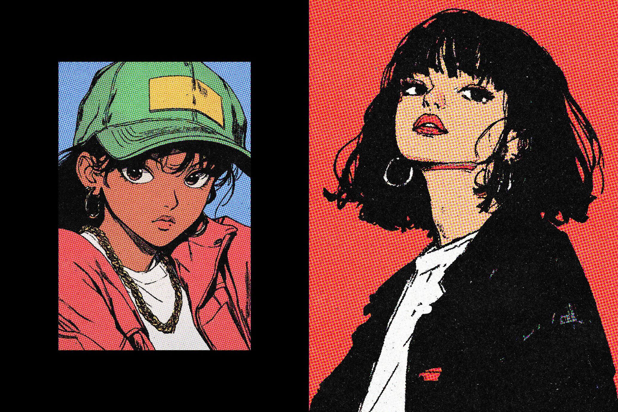 Halftone Print Effect