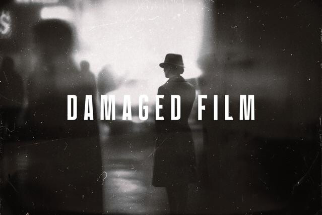 Damaged Film Photo Effect