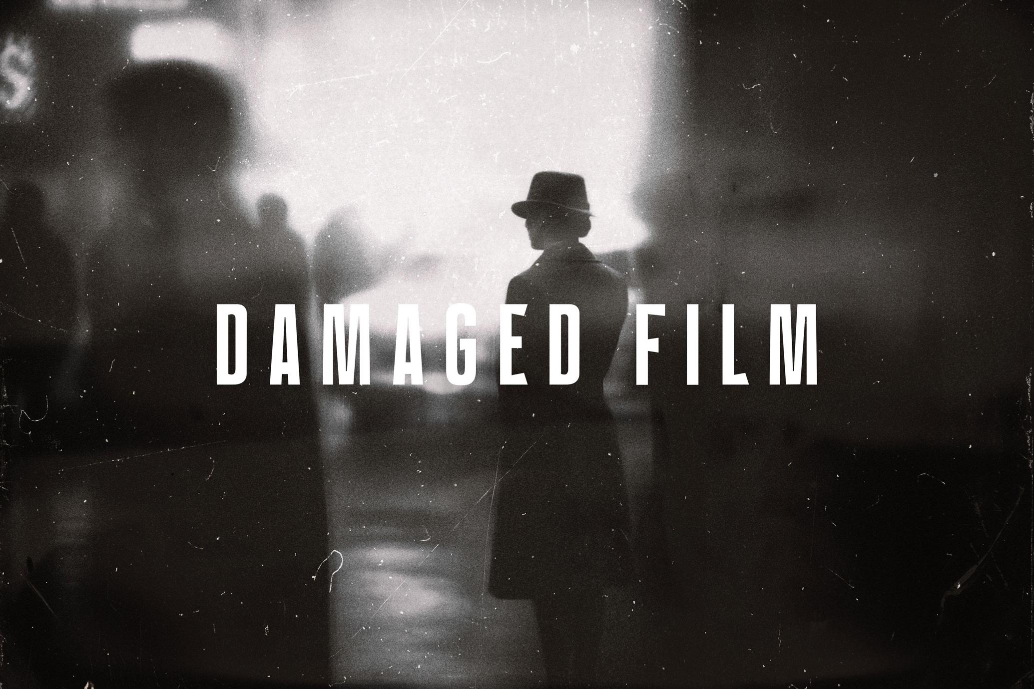 Damaged Film Photo Effect
