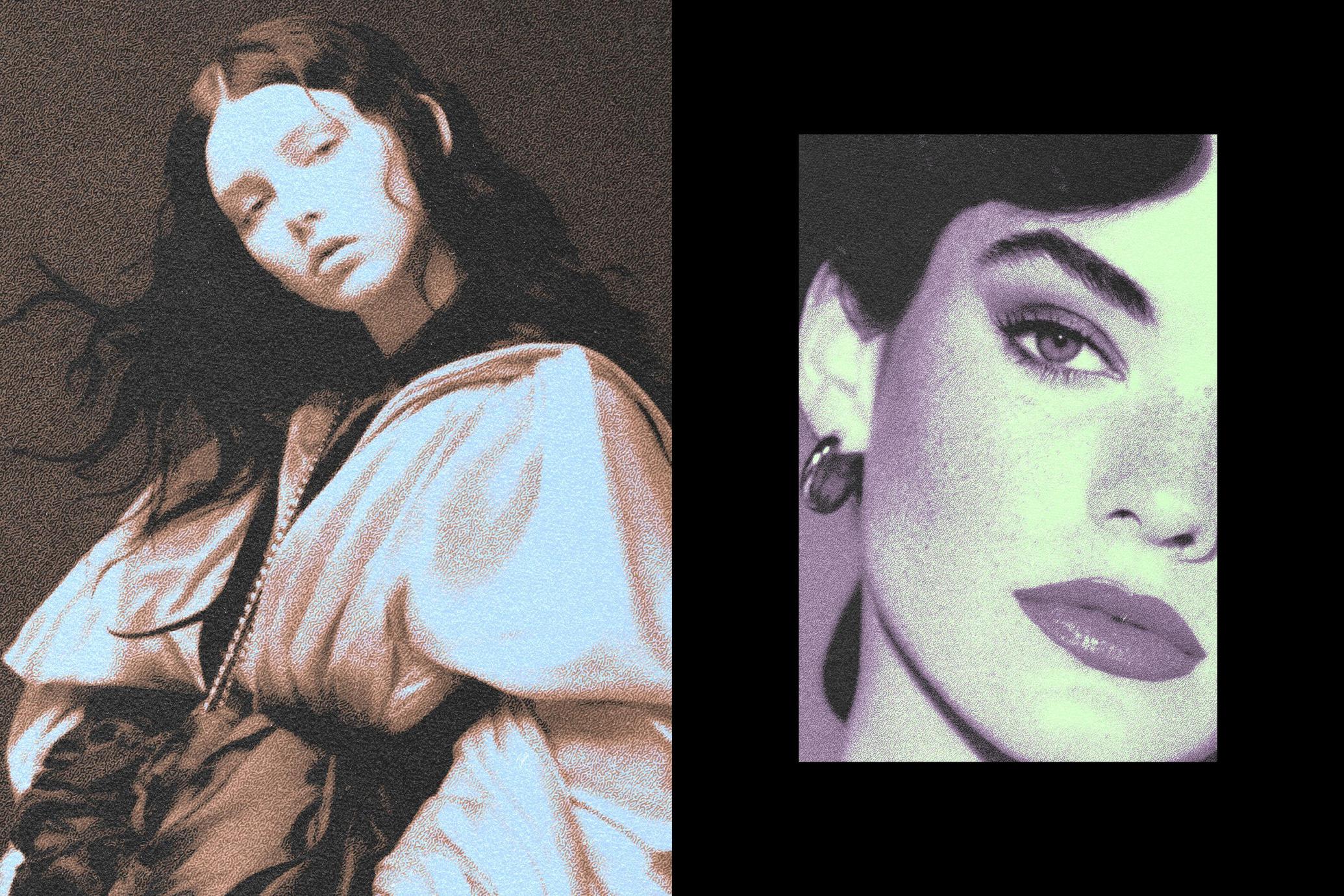 Halftone Risograph Effect