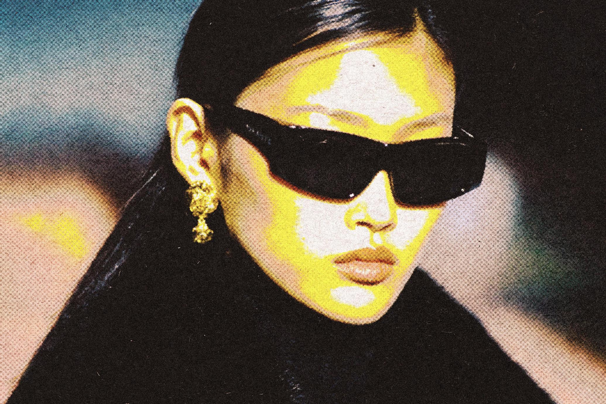 Retro Postcard Photo Effect