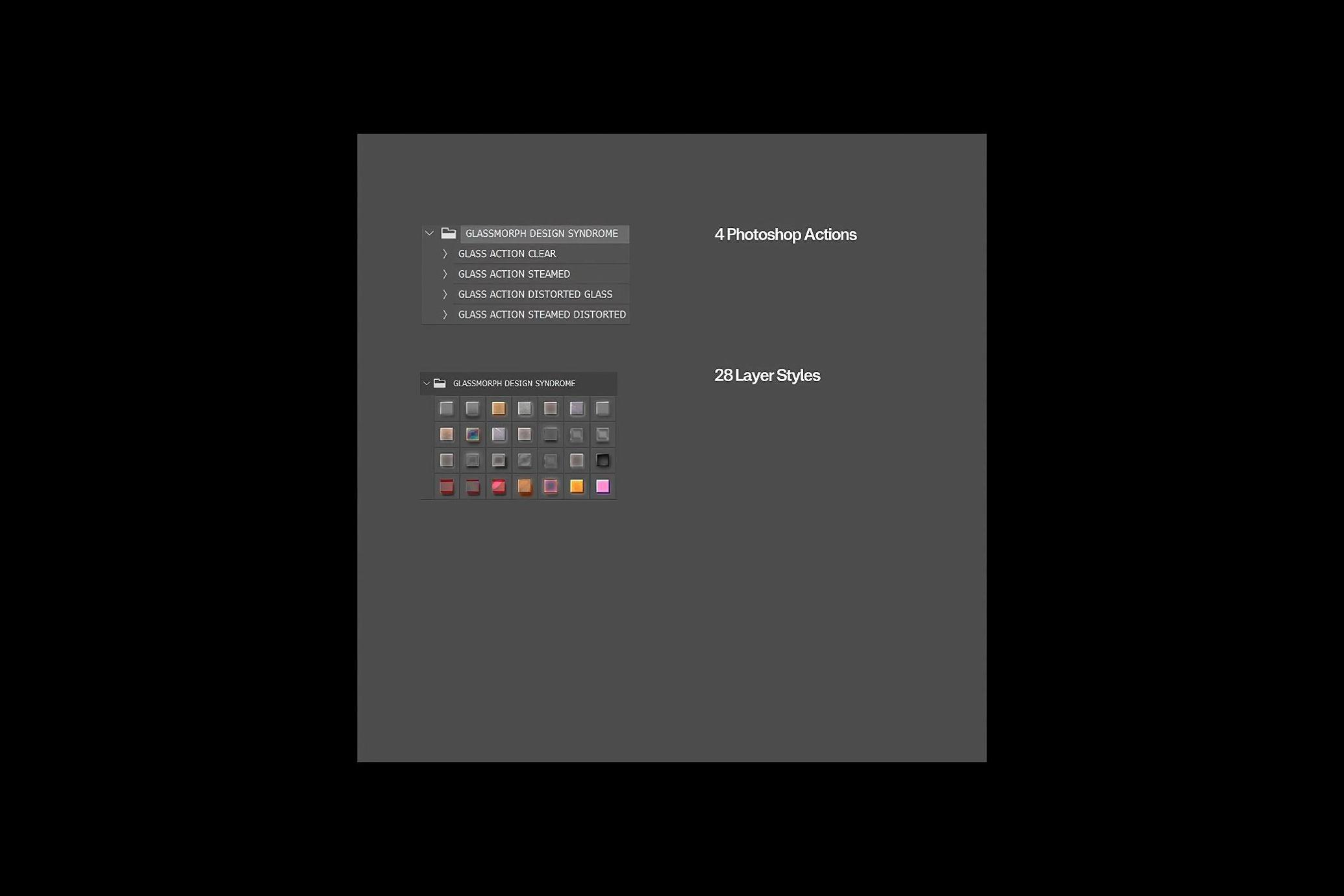 GlassMorph Actions Pack