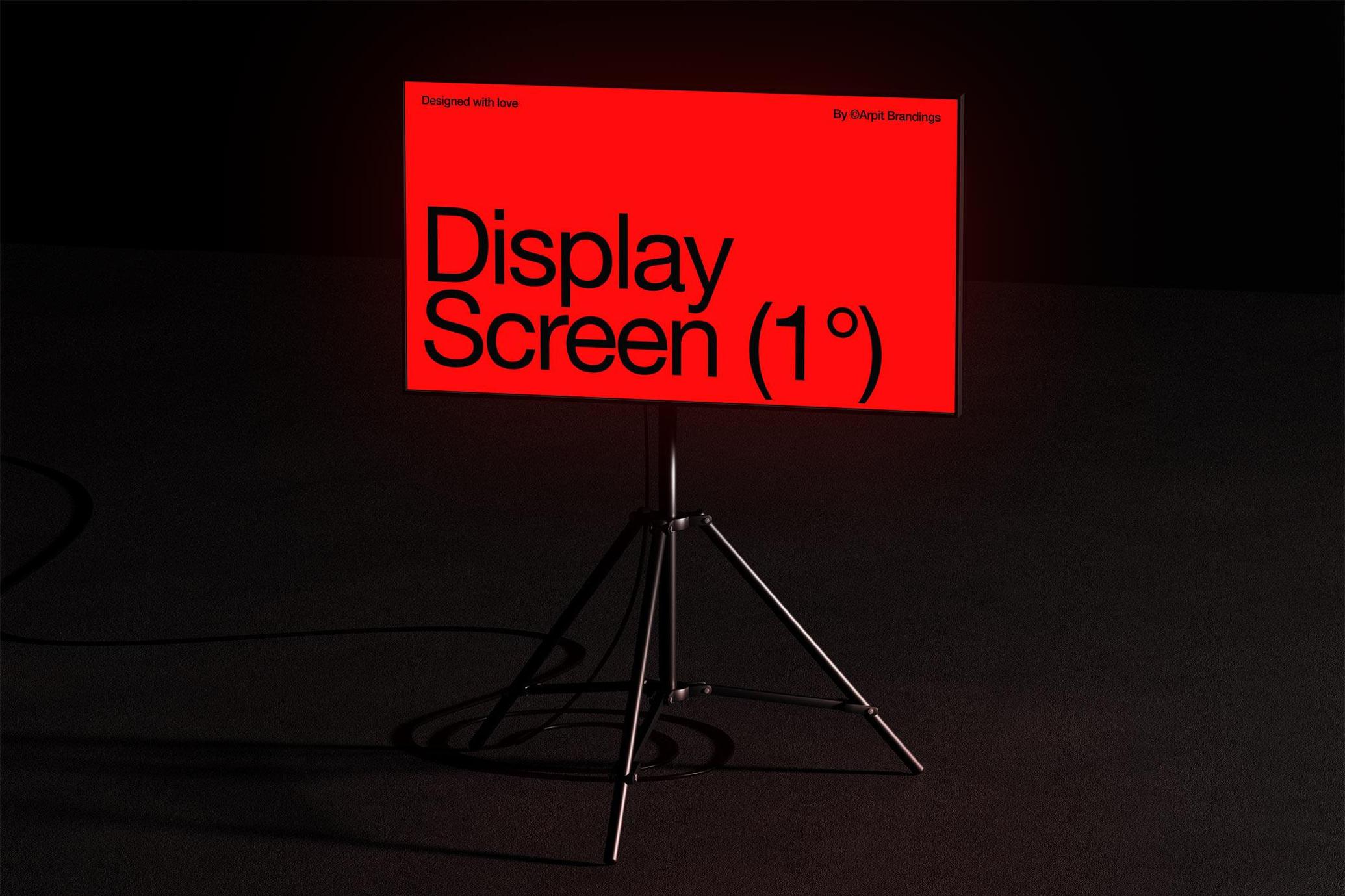 Display Screen Mockup