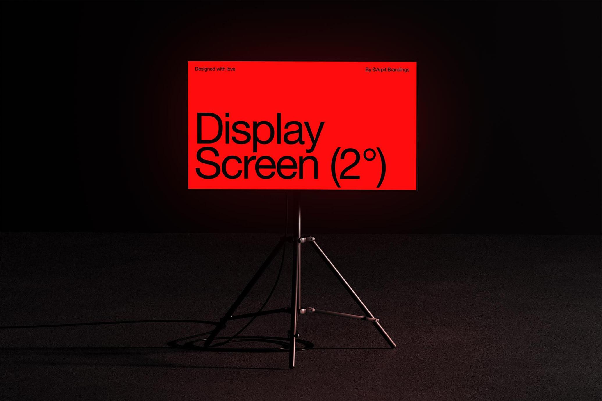 Display Screen Mockup