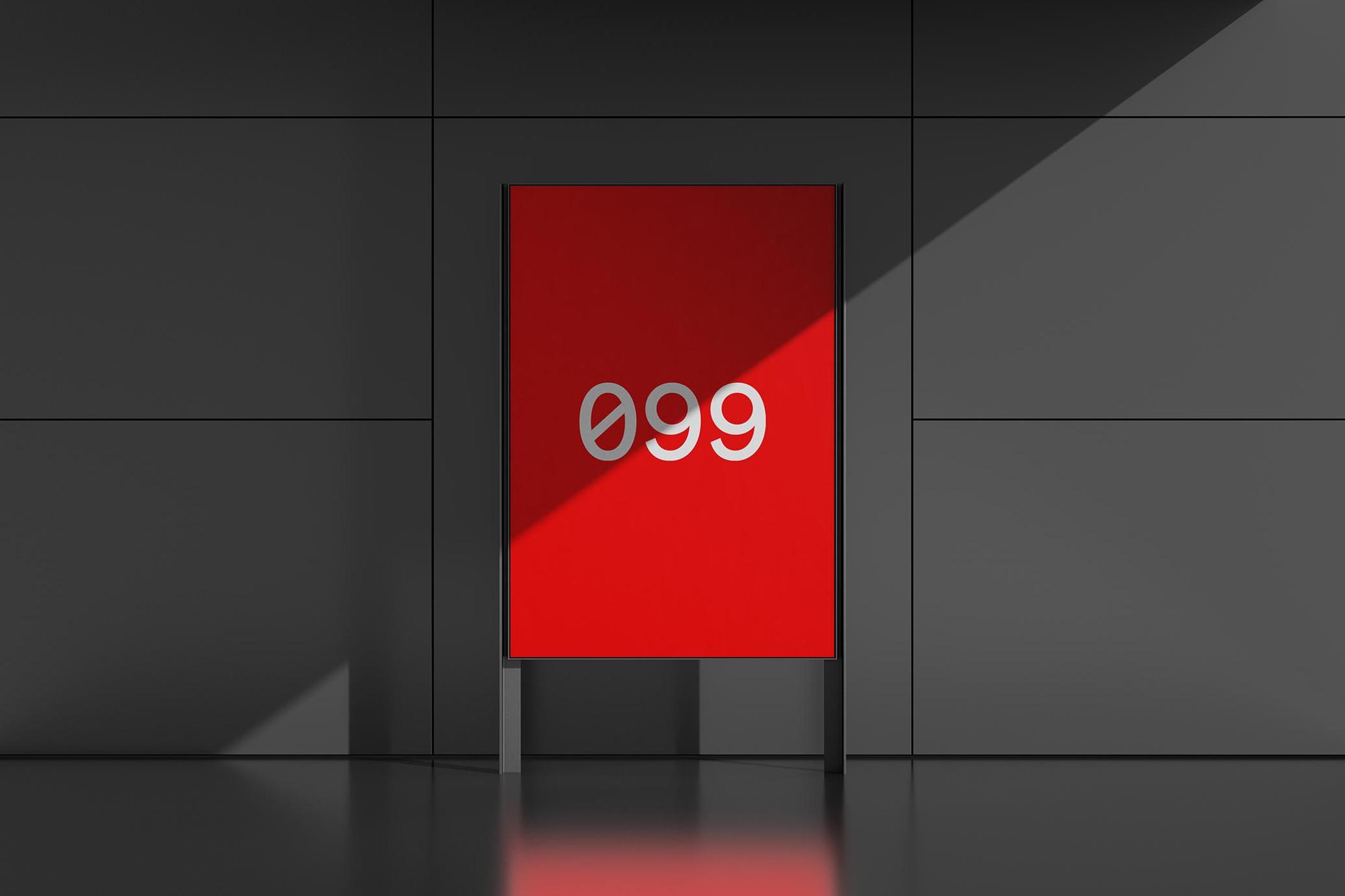 Signboard Poster Mockup