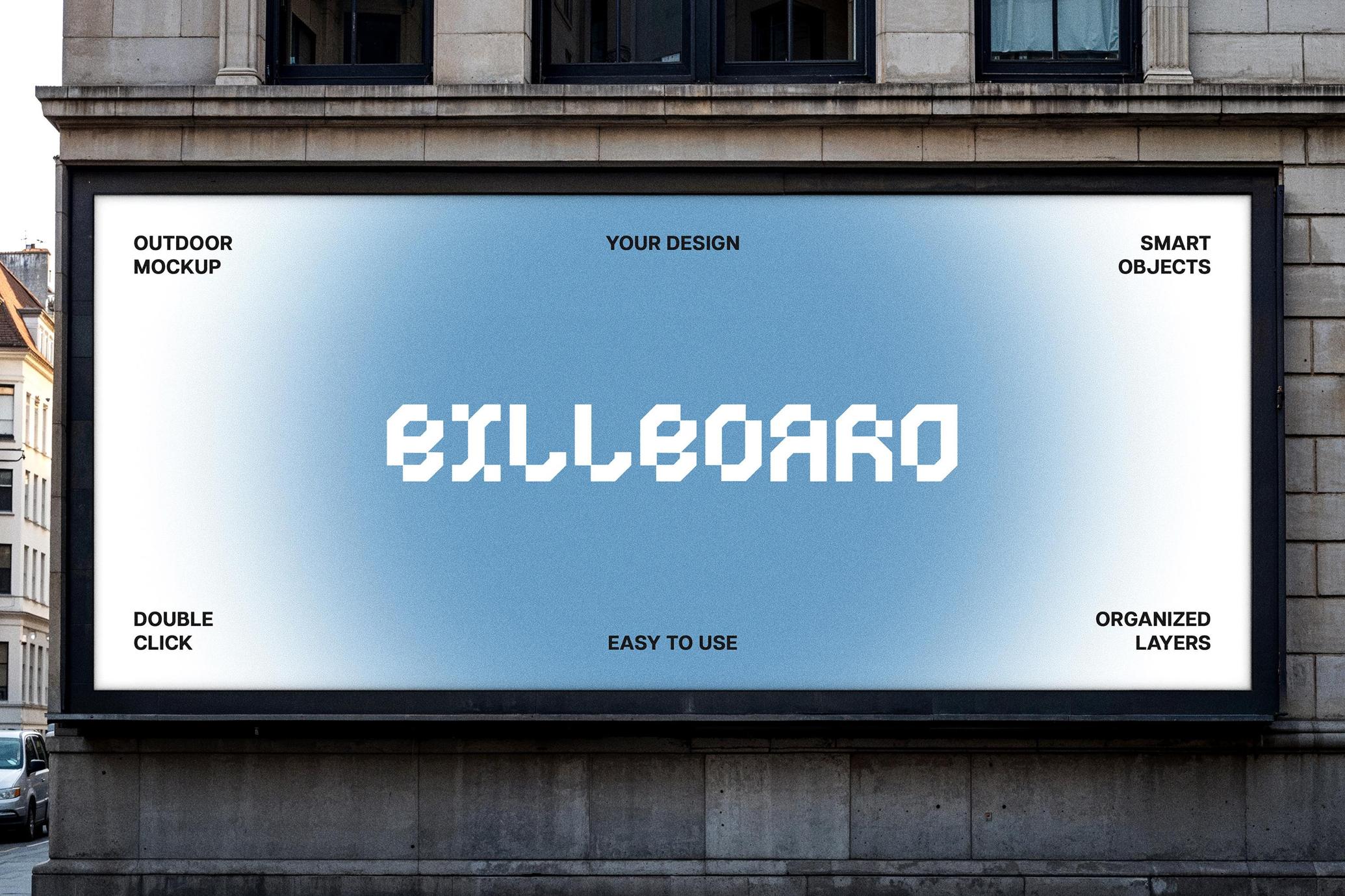 City Billboard Mockup
