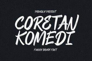 Coretan Komedi — Funny Brush Font